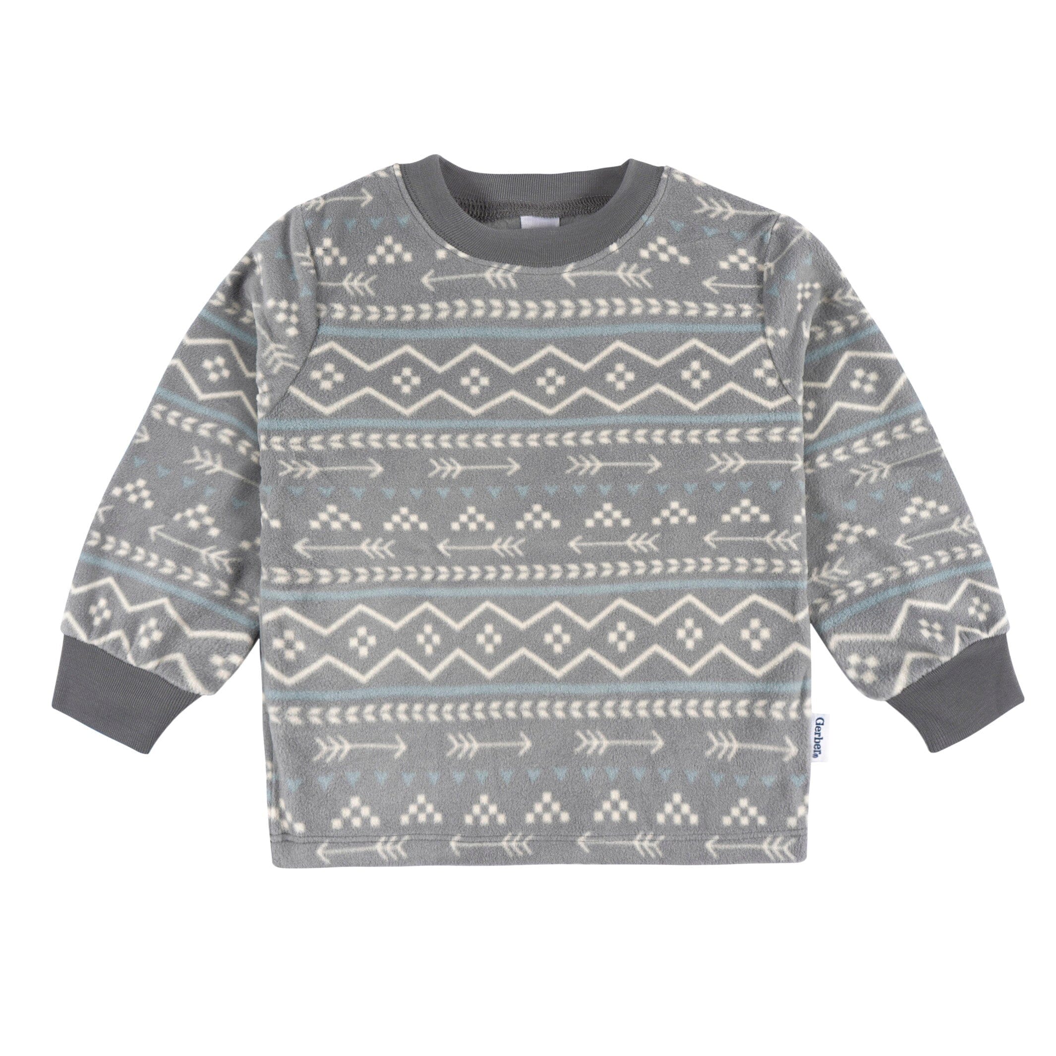2-Piece Infant & Toddler Boys Fair Isle Fleece Pajamas - Image 5