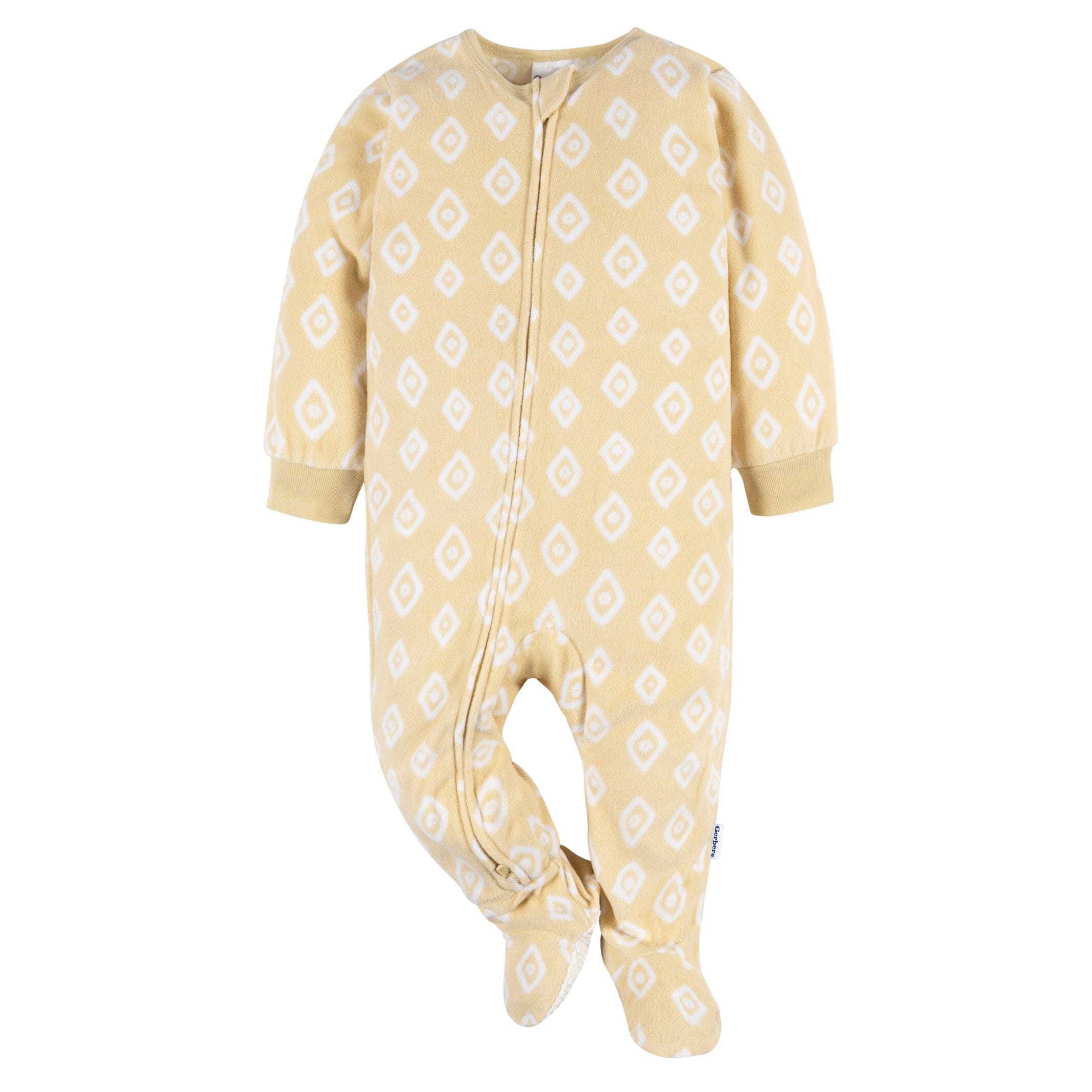 2-Pack Baby & Toddler Neutral Safari Fleece Pajamas - Image 4