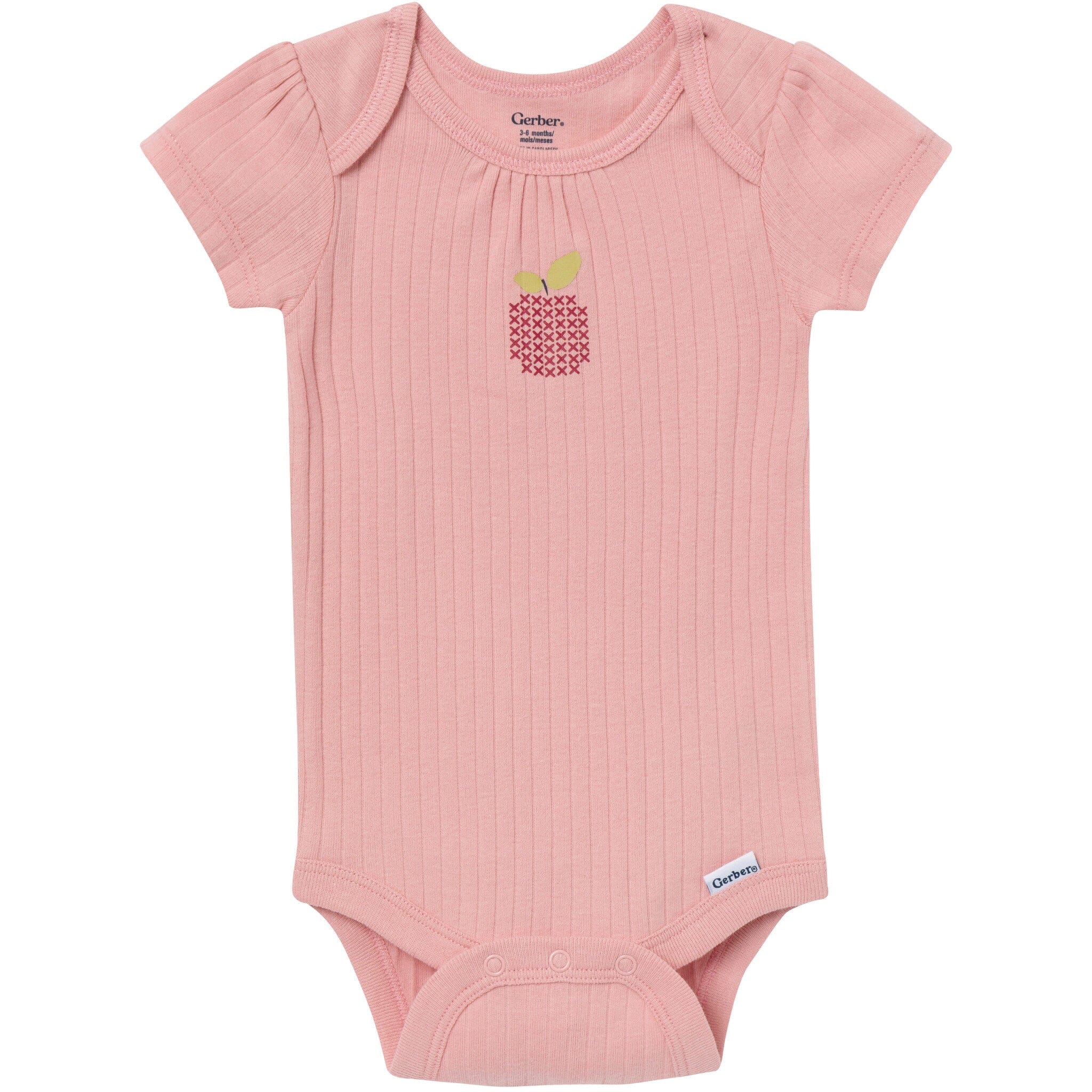 6-Piece Baby Girls Autumn Apples Layette Set - Image 2