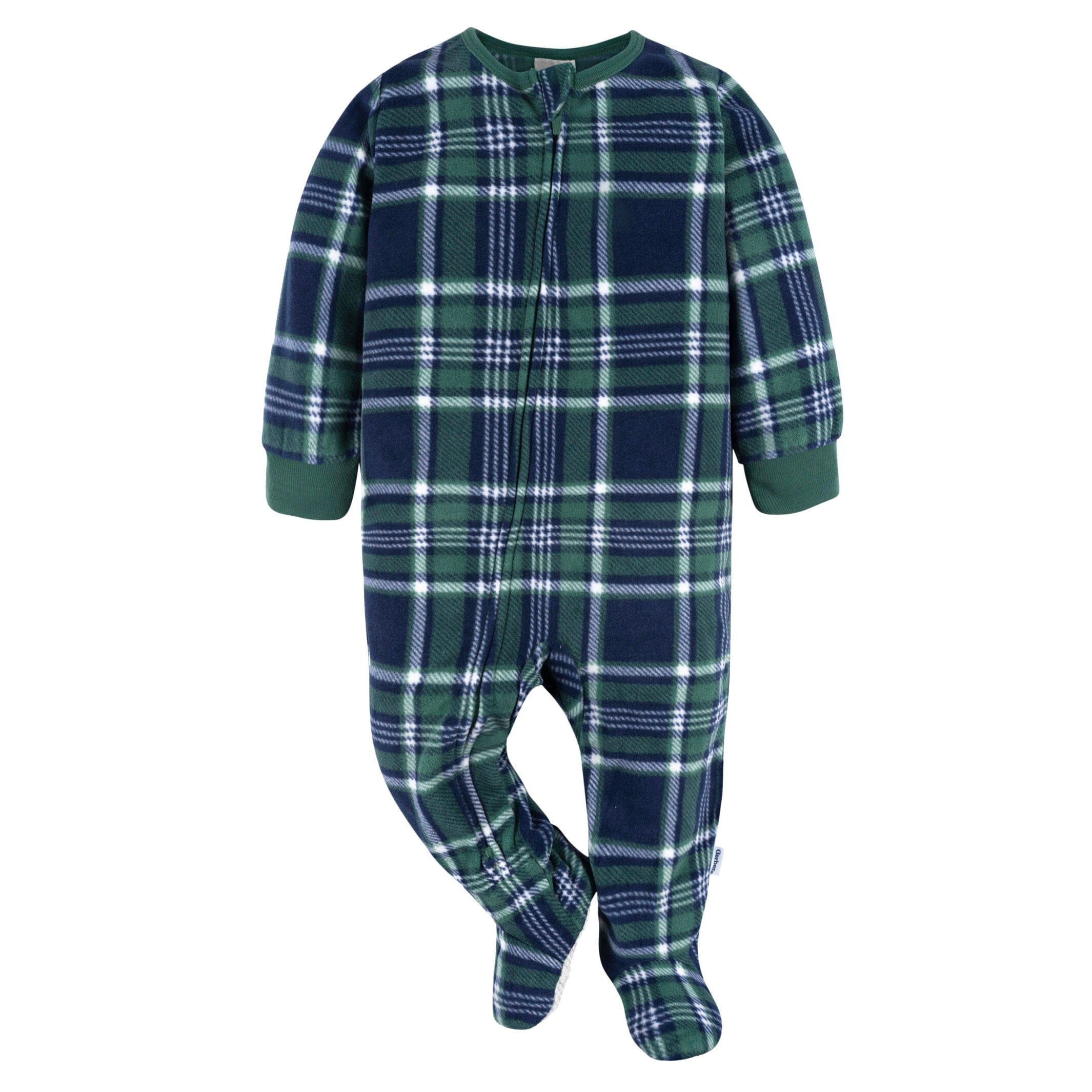 2-Pack Baby Neutral Multi Fair Isle Fleece Pajamas - Image 2