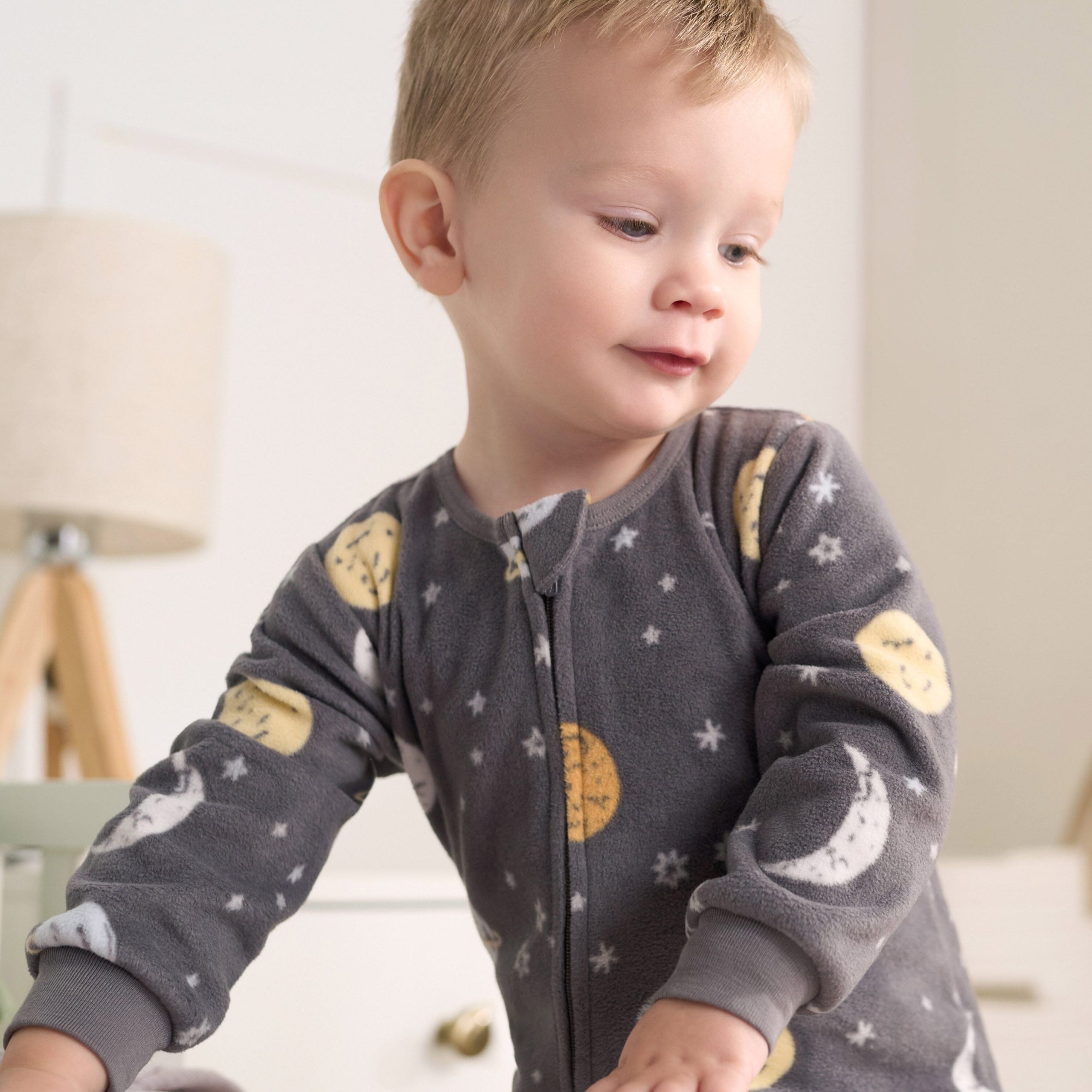 2-Pack Baby & Toddler Boys Space Fleece Pajamas - Image 4