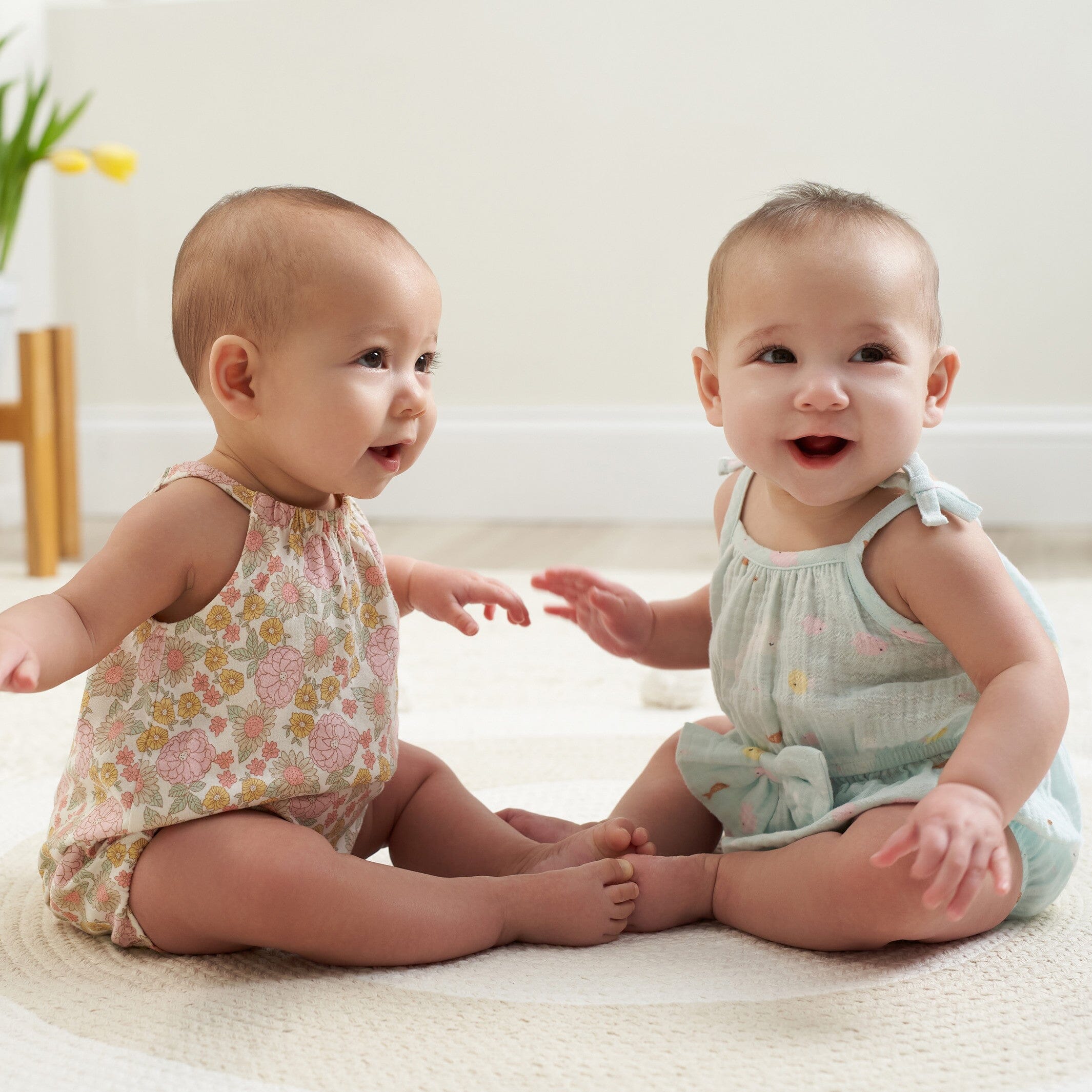 Baby Girls Ocean Bubble Romper - Image 2