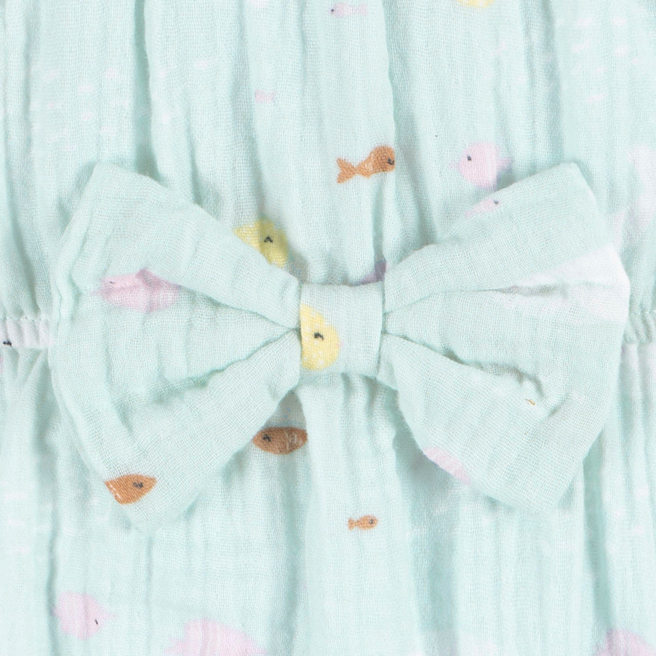 Baby Girls Ocean Bubble Romper - Image 4