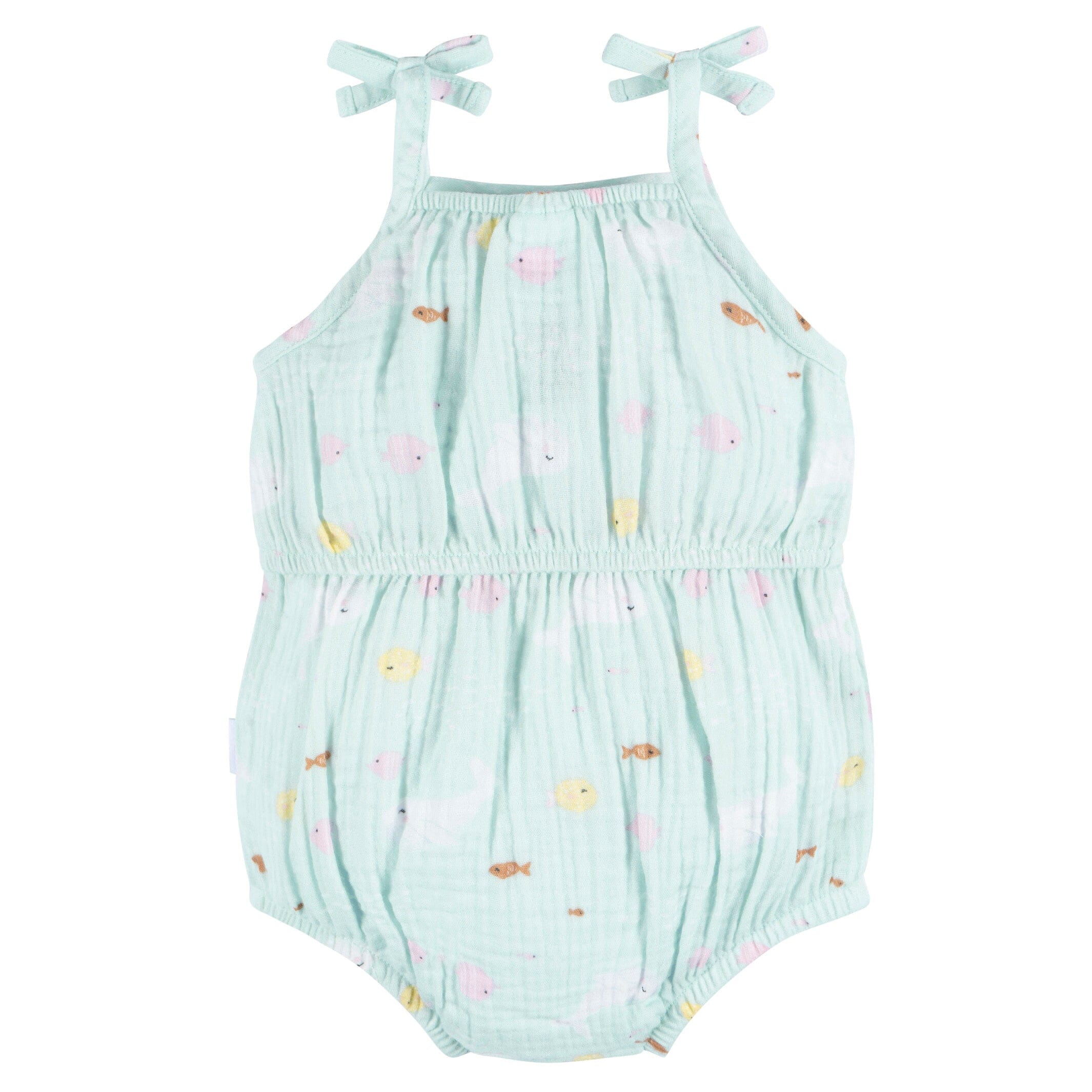 Baby Girls Ocean Bubble Romper - Image 6