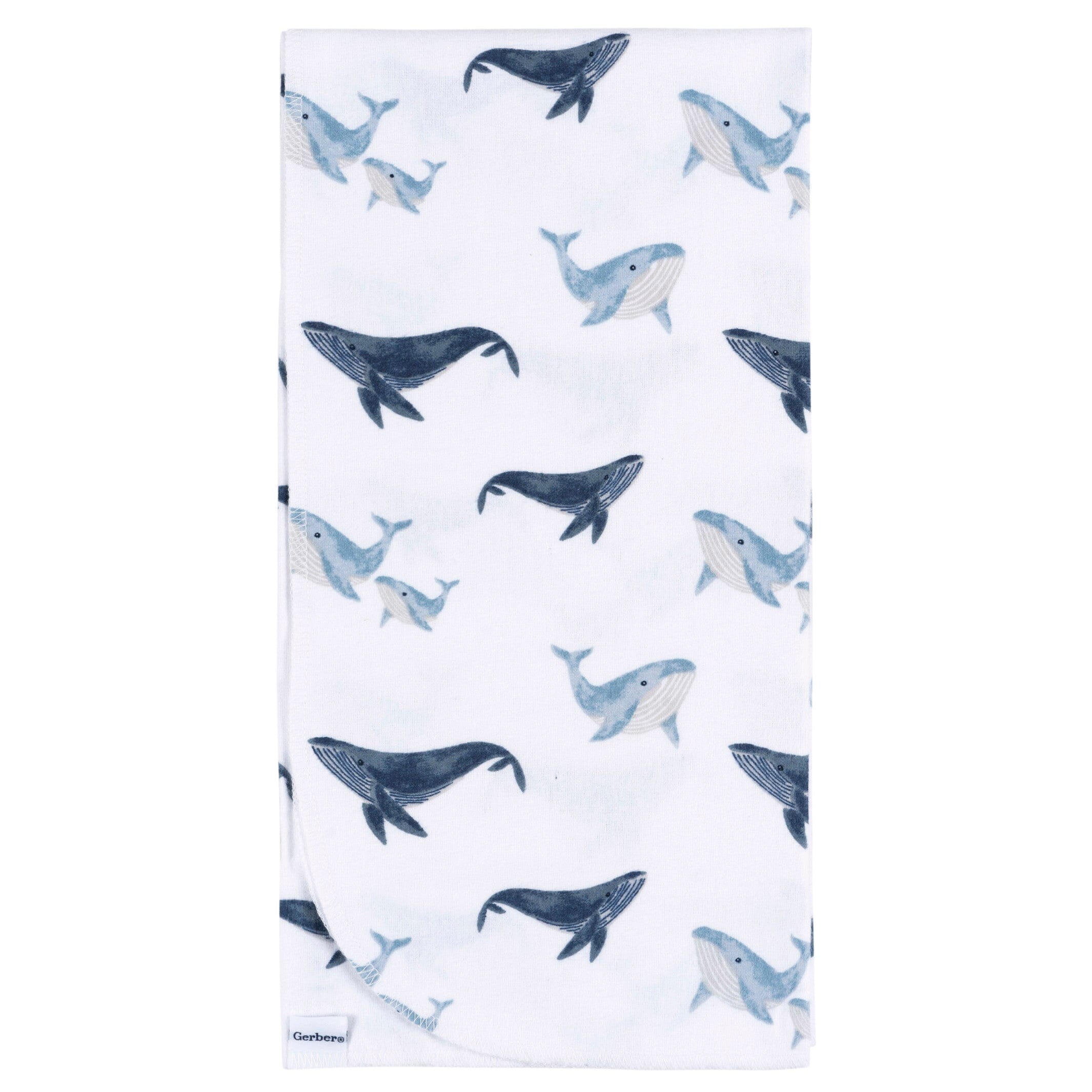 4-Pack Baby Boys Coastal Calm Flannel Blankets - Image 2