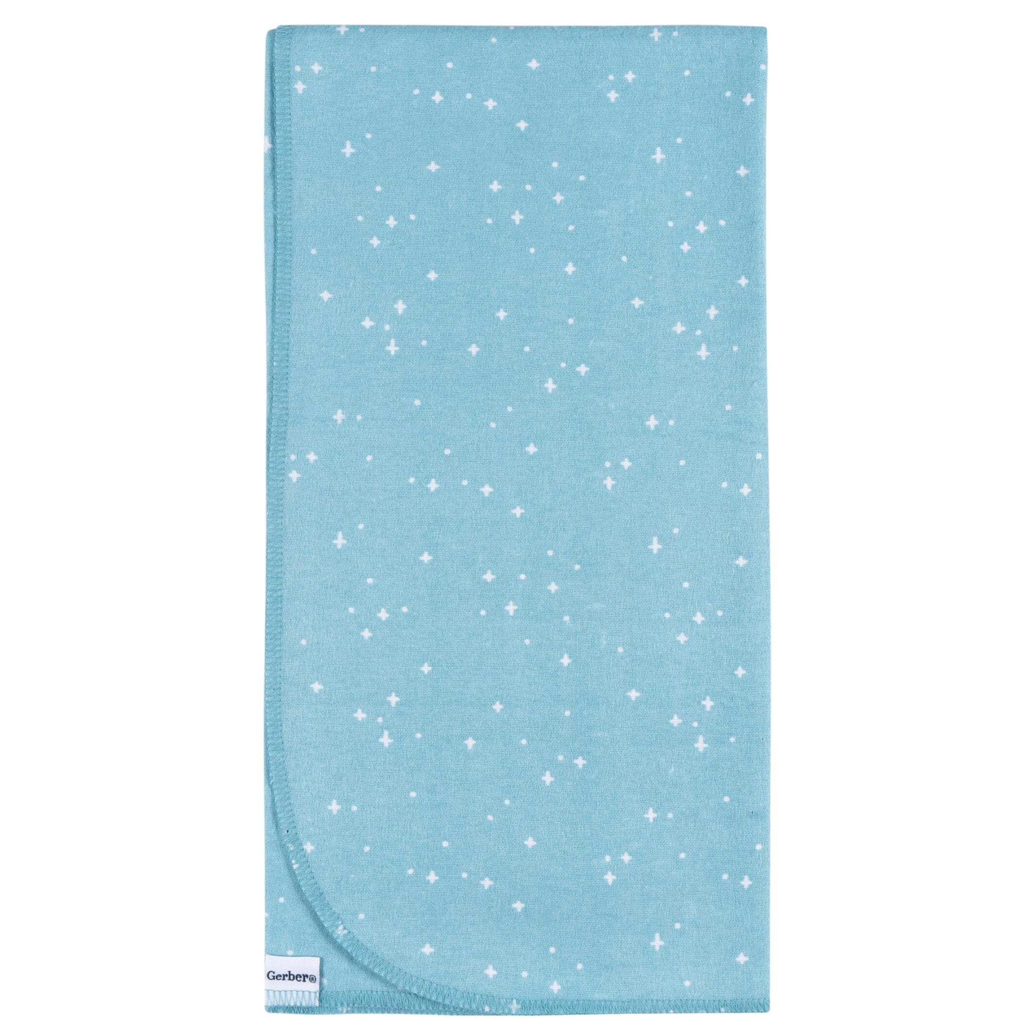 4-Pack Baby Girls Animal Geo Flannel Blankets - Image 5