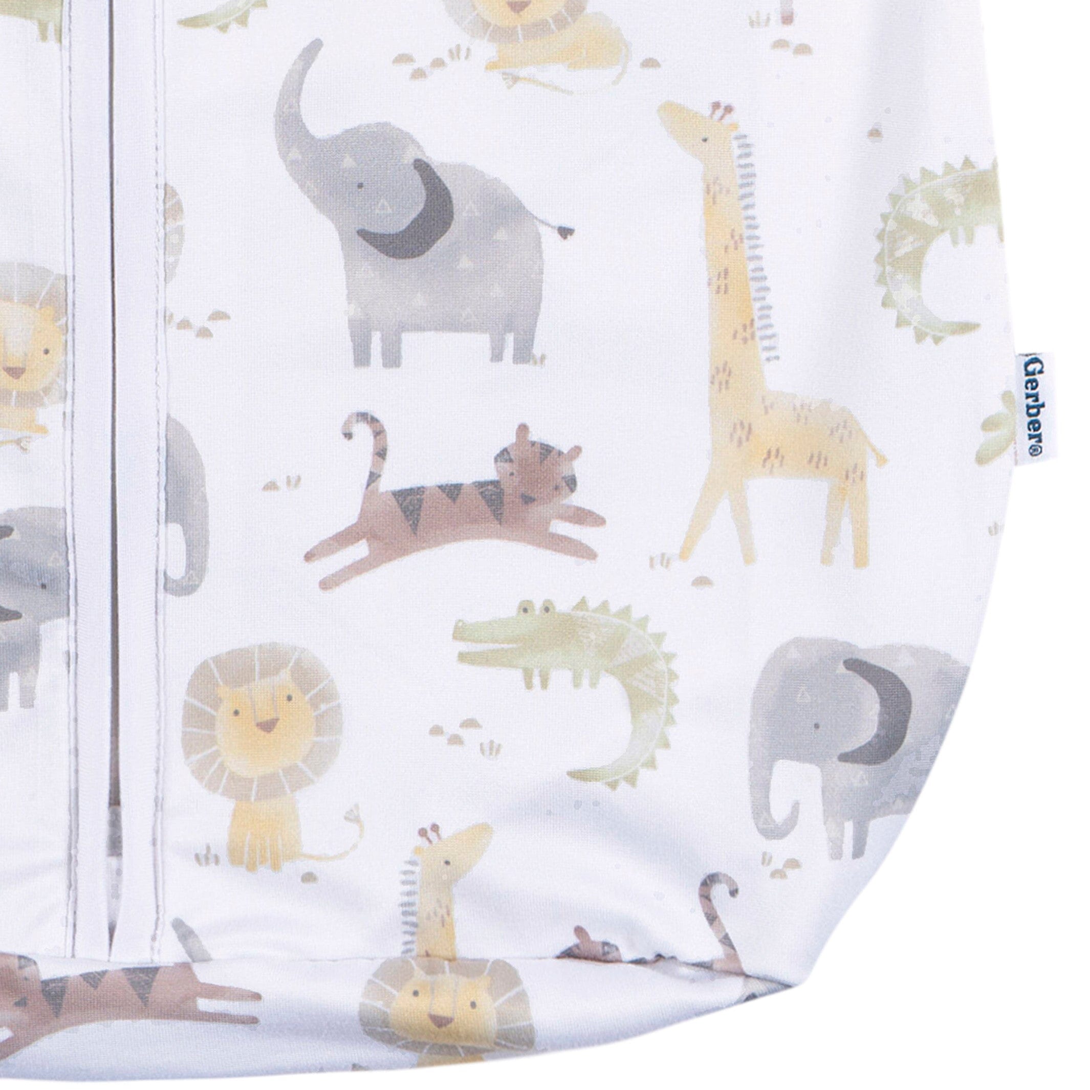 Baby Neutral Animal Geo Sleepbag Wearable Blanket - Image 3