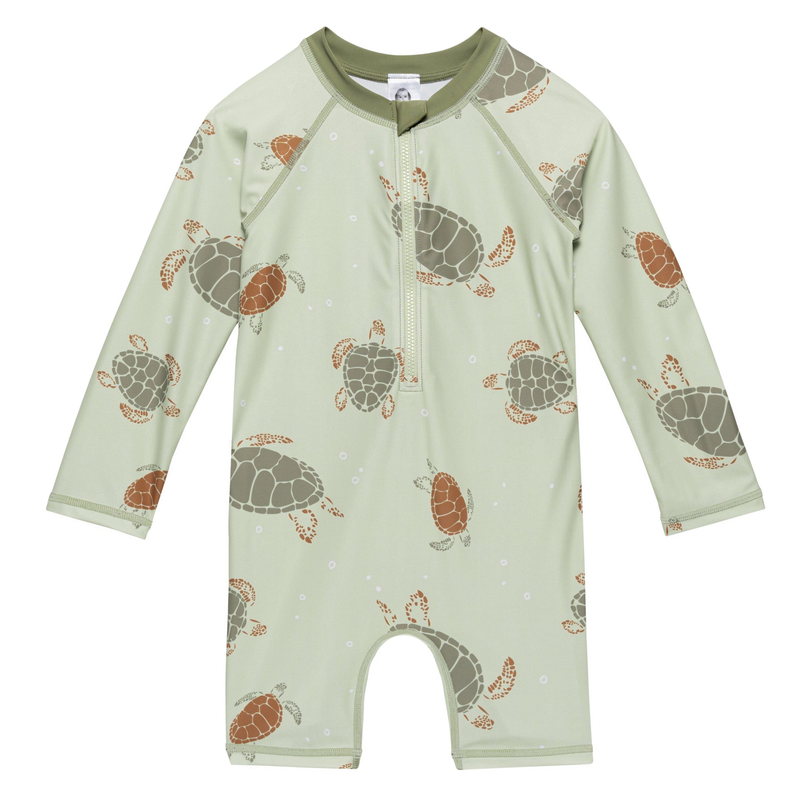 Toddler Boys UPF 50+ Turtle Rash Guard