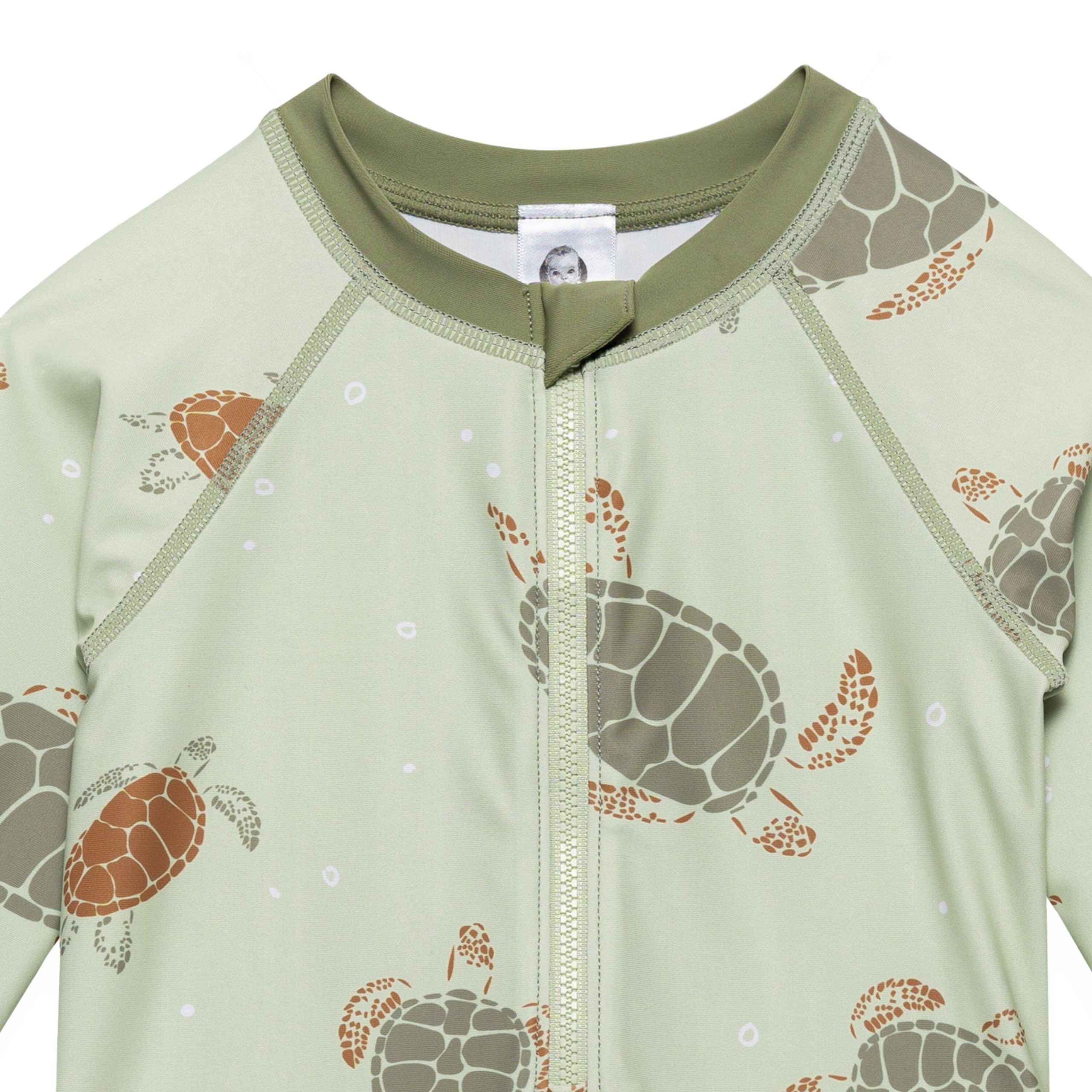 Toddler Boys UPF 50+ Turtle Rash Guard - Image 2
