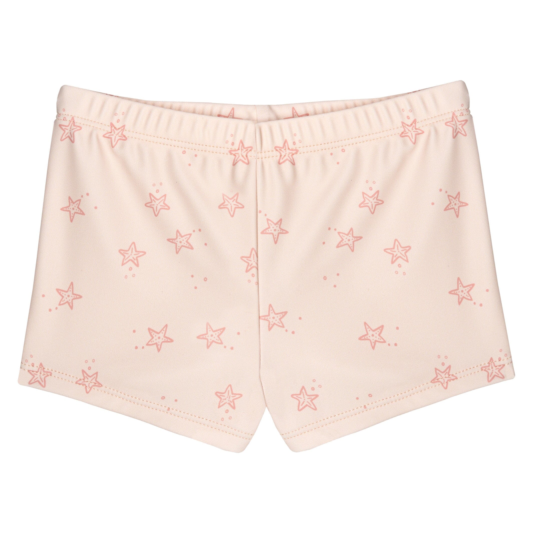 2-Piece Infant and Toddler Girls UPF 50+ Starfish Rash Guard & Swim Shorts Set - Image 7