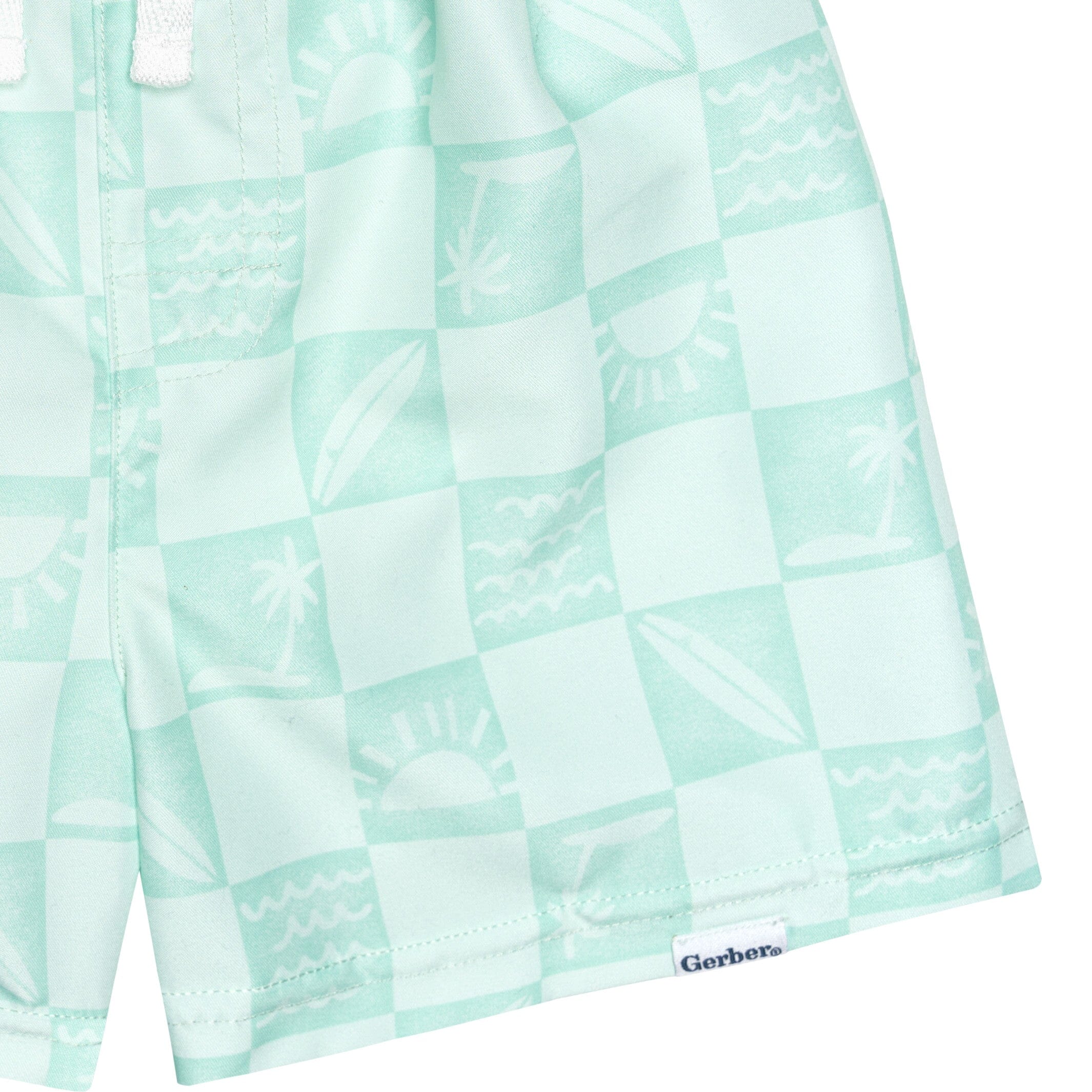 2-Pack Baby & Toddler Boys UPF 50+ Surf Swim Trunks - Image 4