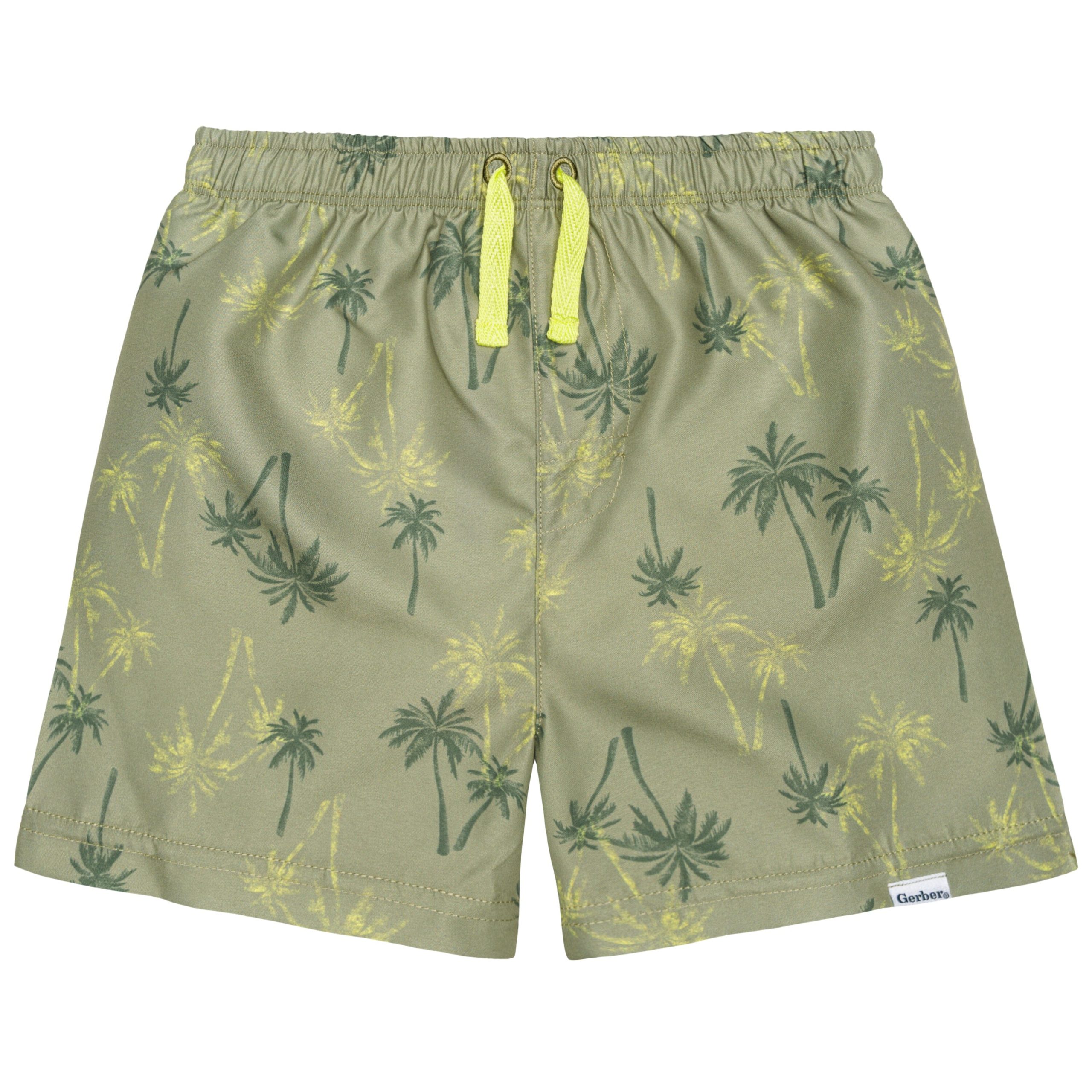 2-Pack Baby & Toddler Boys UPF 50+ Palm Tree Swim Trunks - Image 4