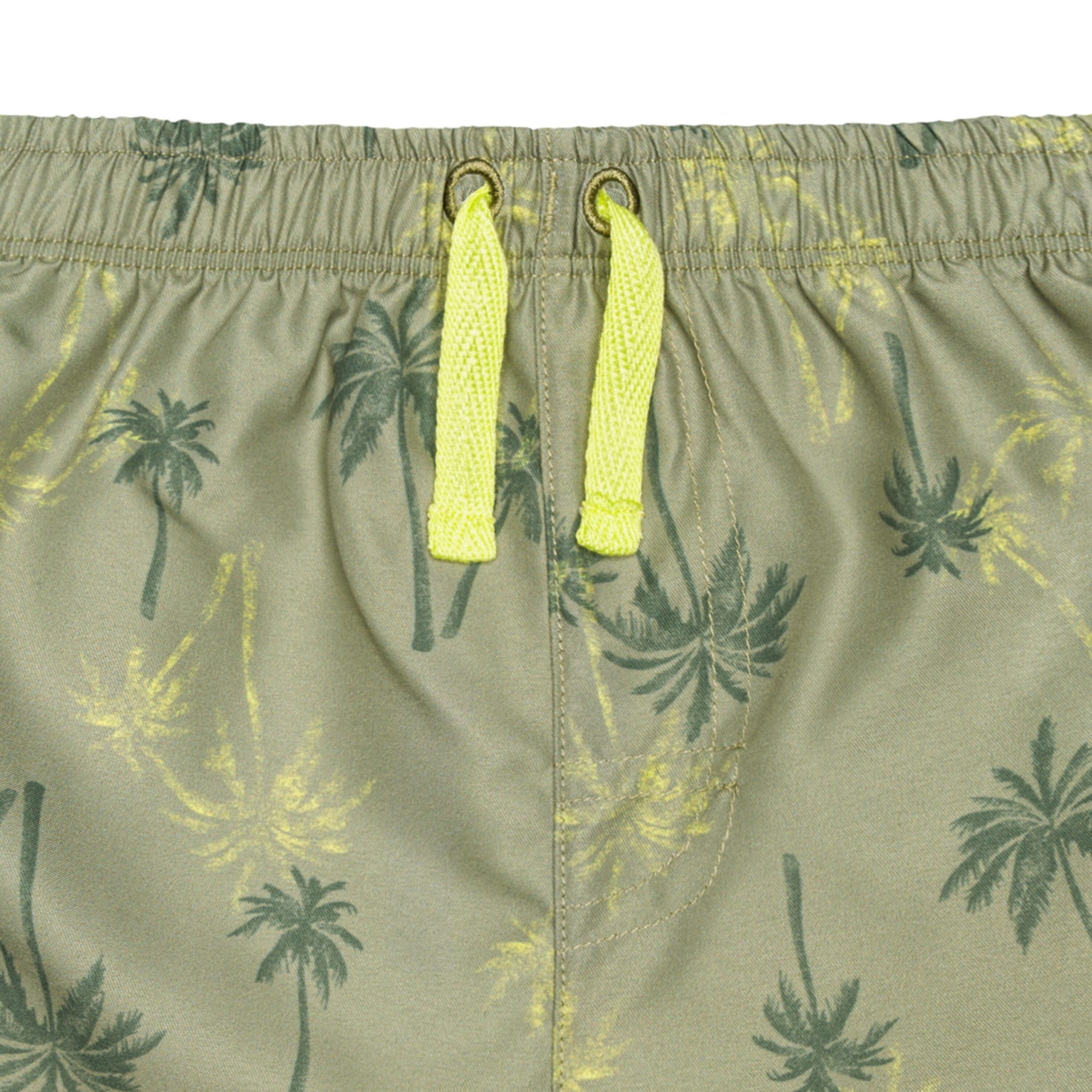 2-Pack Baby & Toddler Boys UPF 50+ Palm Tree Swim Trunks - Image 5