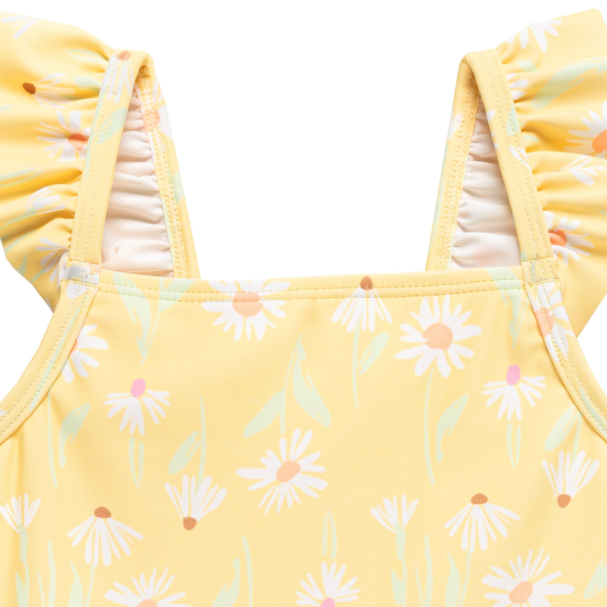 2-Piece Toddler Girls UPF 50+ Daisies Swimsuit Set - Image 4