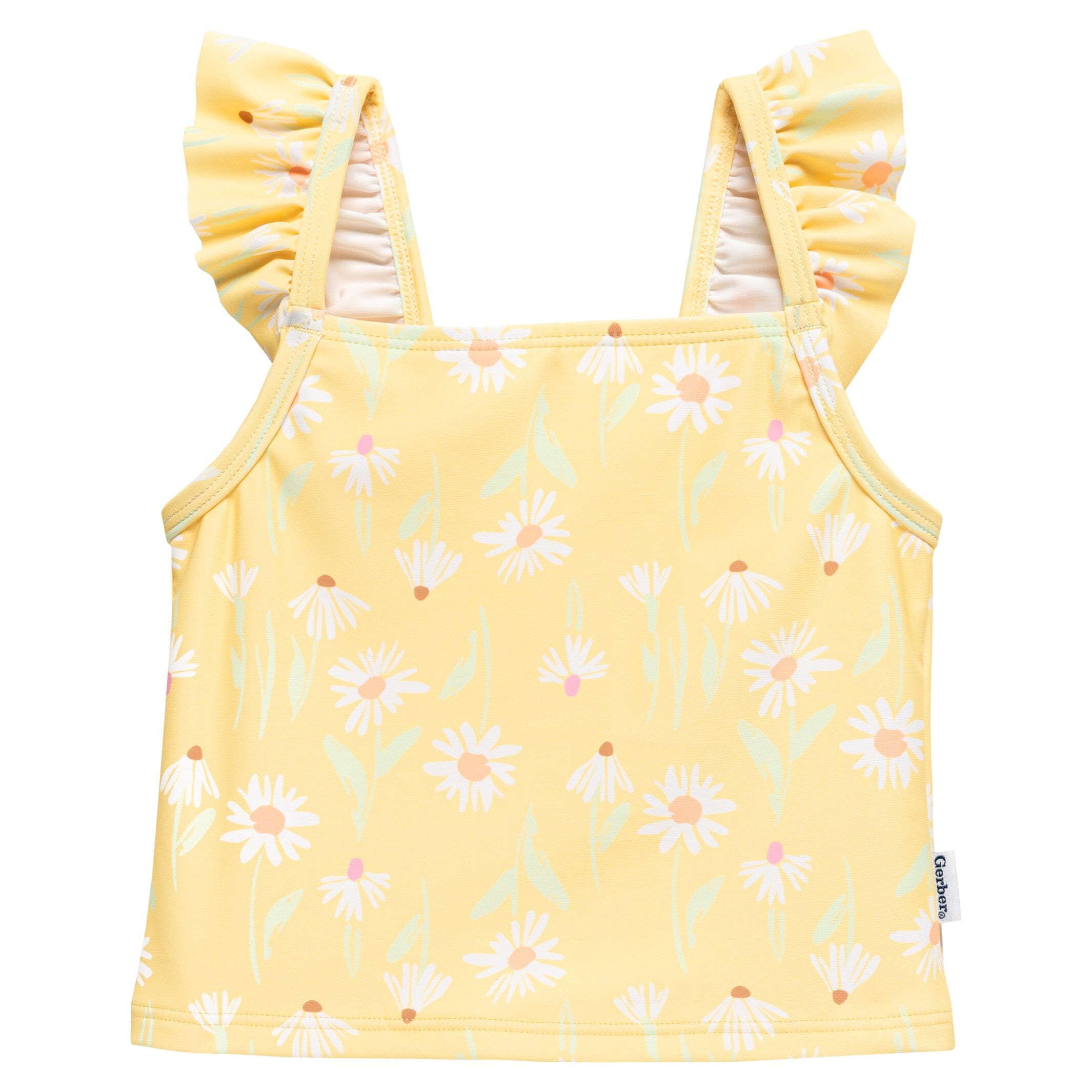 2-Piece Toddler Girls UPF 50+ Daisies Swimsuit Set - Image 5