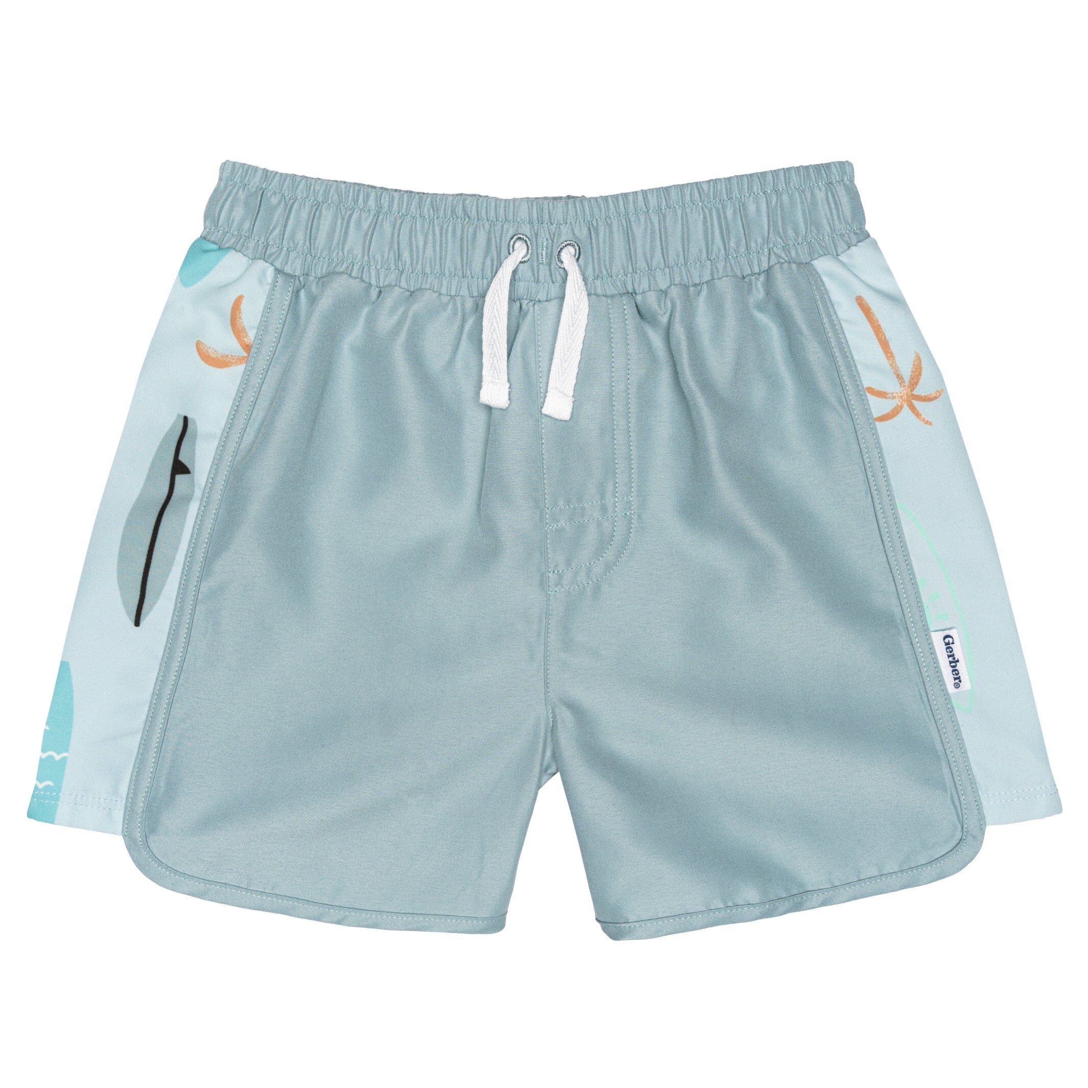 2-Piece Baby & Toddler Boys UPF 50+ Surf Rash Guard & Swim Trunks Set - Image 6