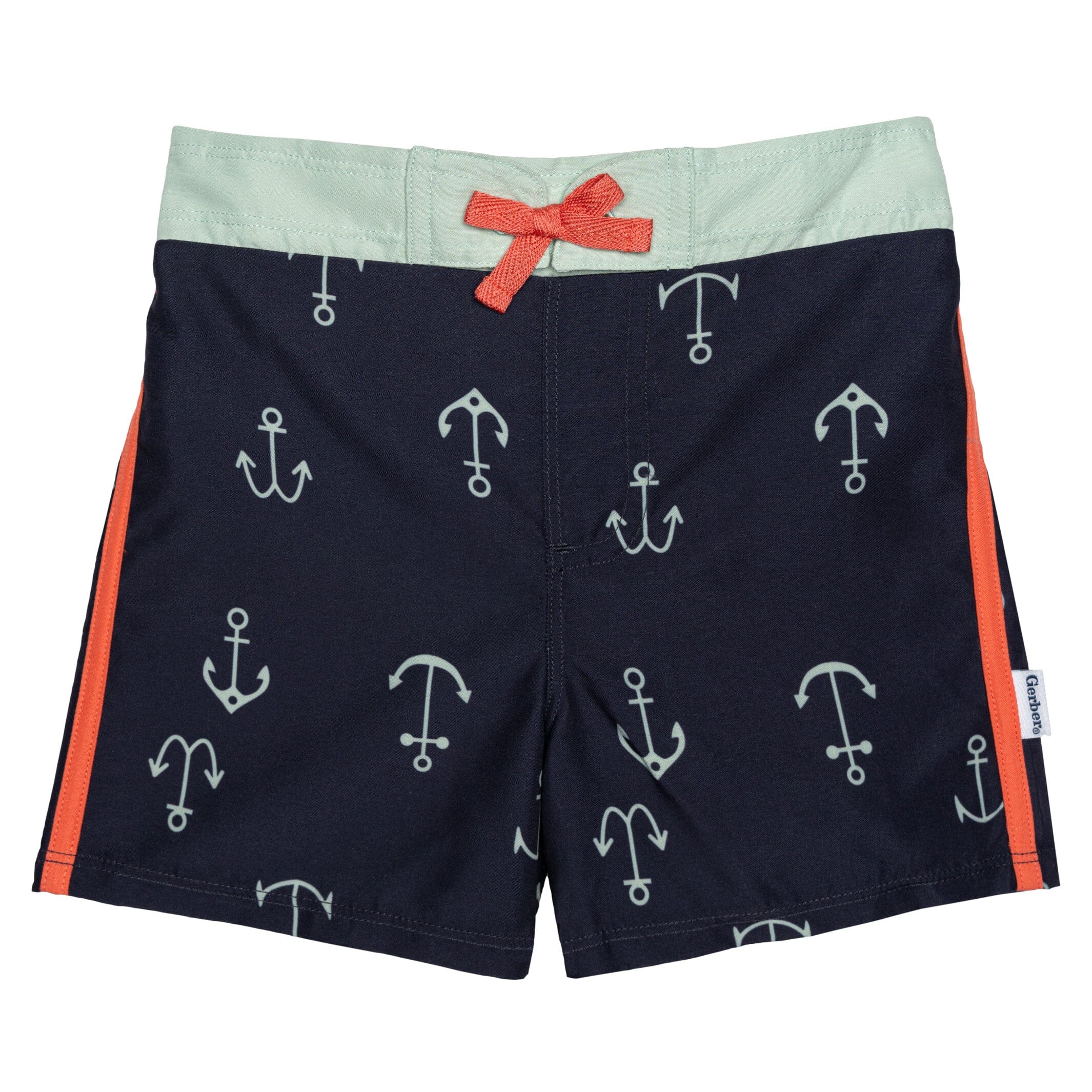 2-Piece Baby & Toddler Boys UPF 50+ Anchors Rash Guard & Swim Trunks Set - Image 4