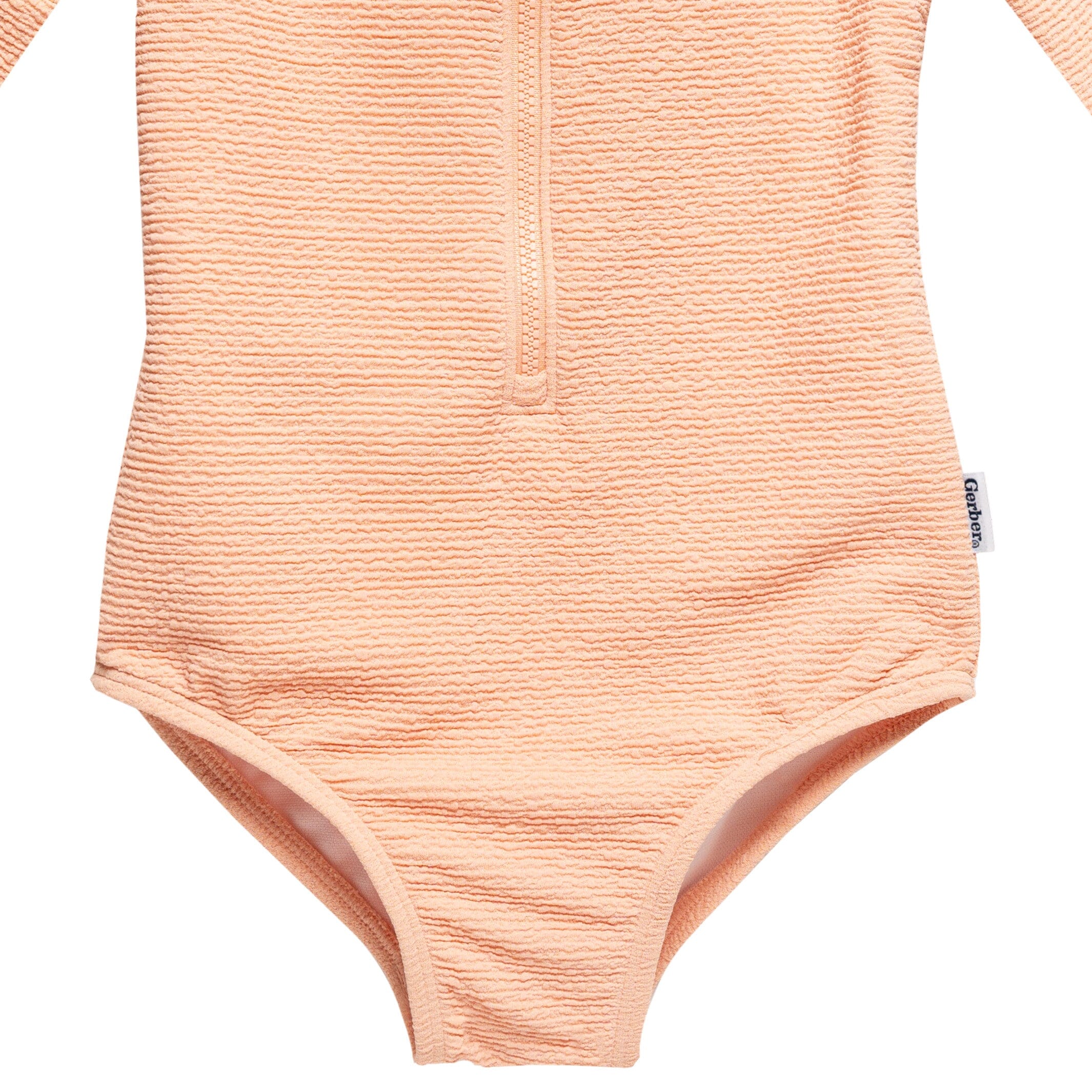 Toddler Girls UPF 50+ Peach Rash Guard - Image 6