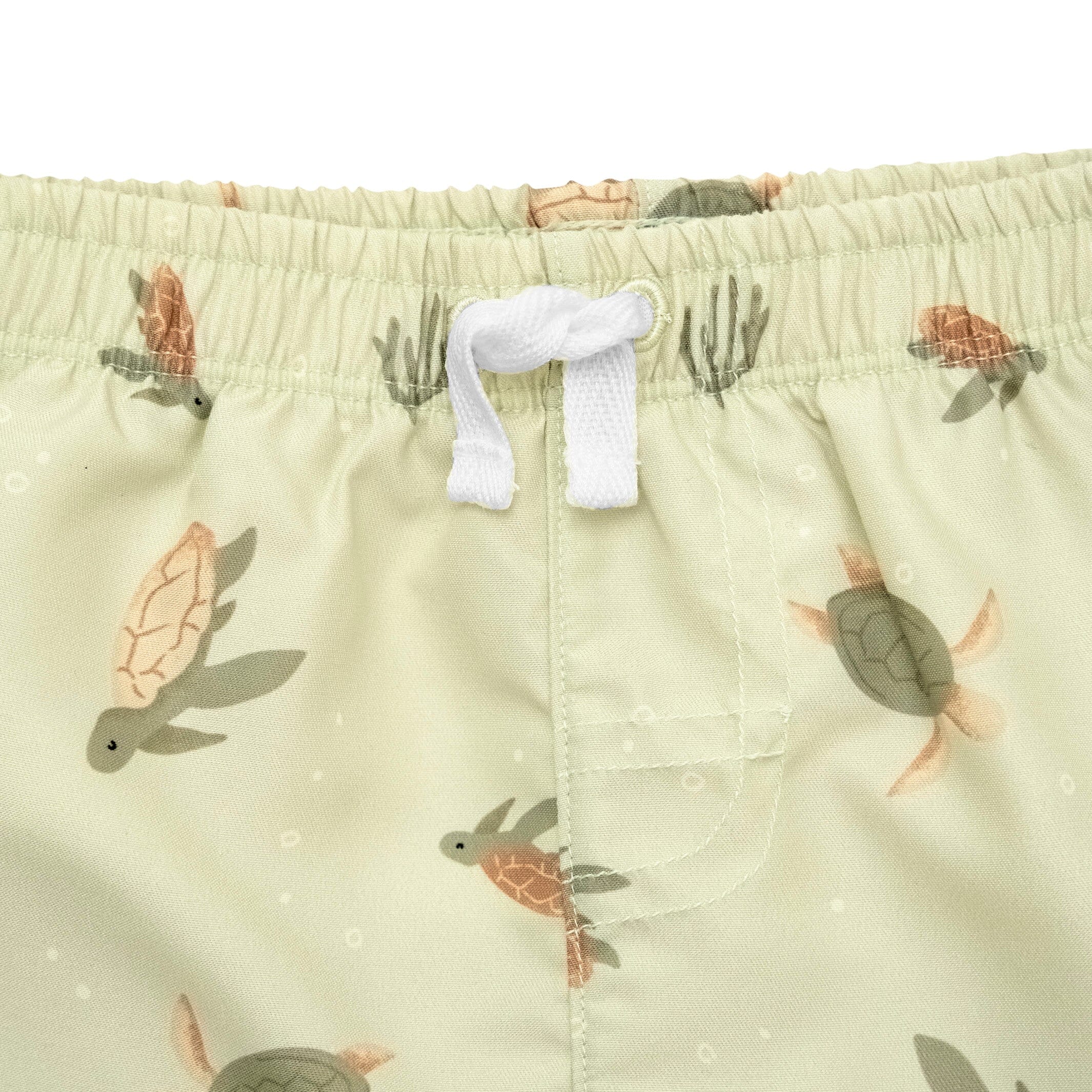 2-Piece Baby & Toddler Boys UPF 50+ Turtles Rash Guard & Swim Trunks Set - Image 6