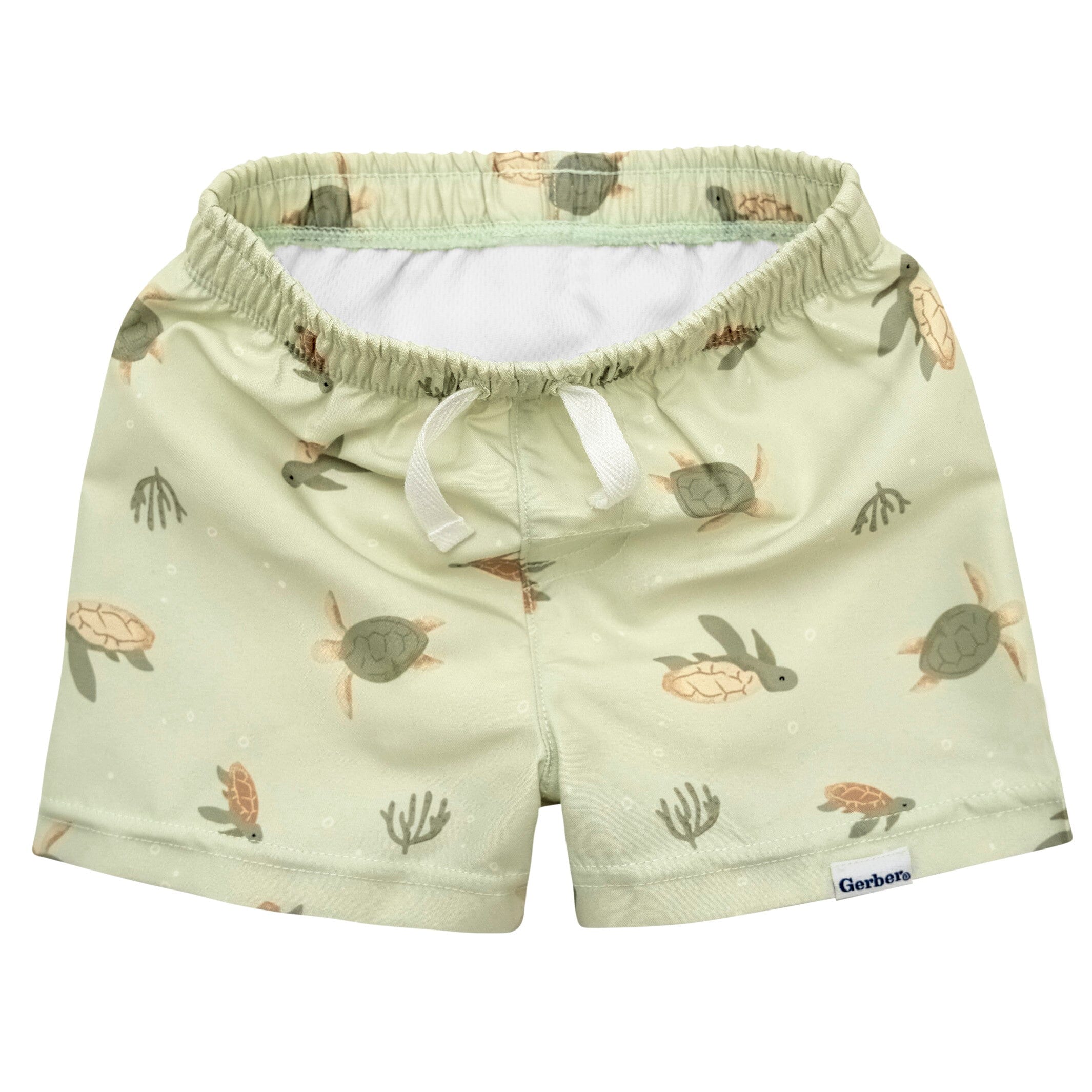 2-Piece Baby & Toddler Boys UPF 50+ Turtles Rash Guard & Swim Trunks Set - Image 8