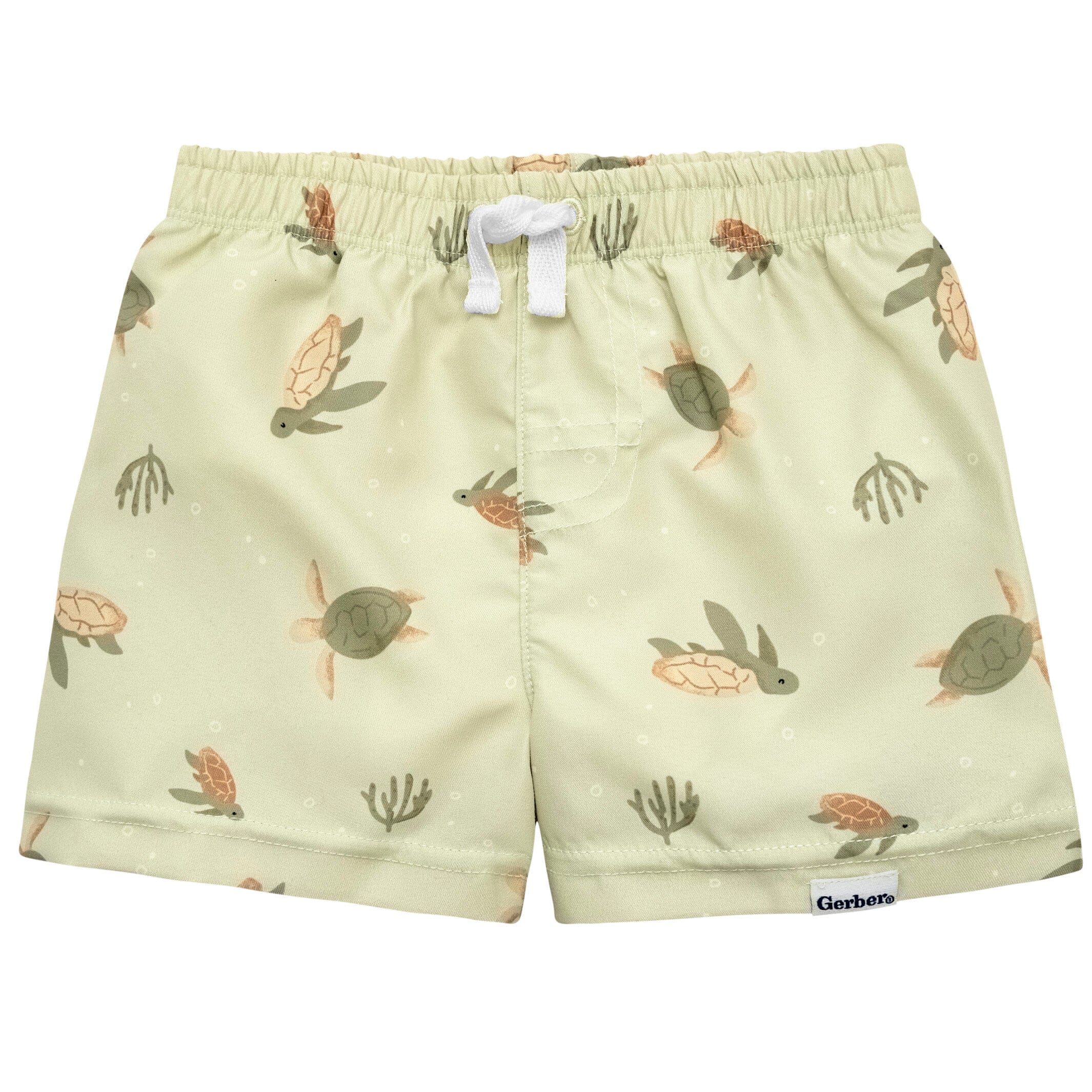 2-Piece Baby & Toddler Boys UPF 50+ Turtles Rash Guard & Swim Trunks Set - Image 9