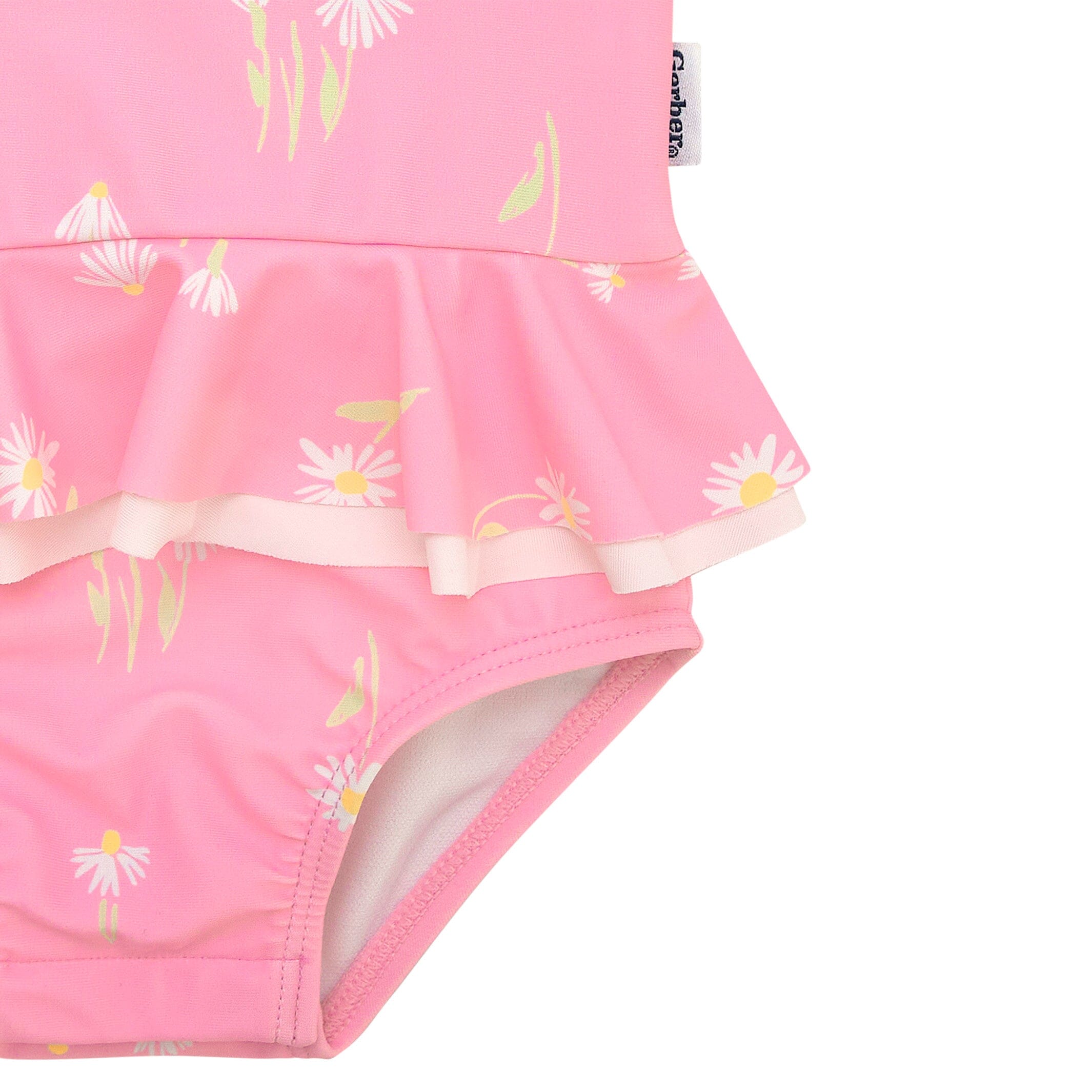 Baby Girls UPF 50+ Daisies One-Piece Swimsuit - Image 4