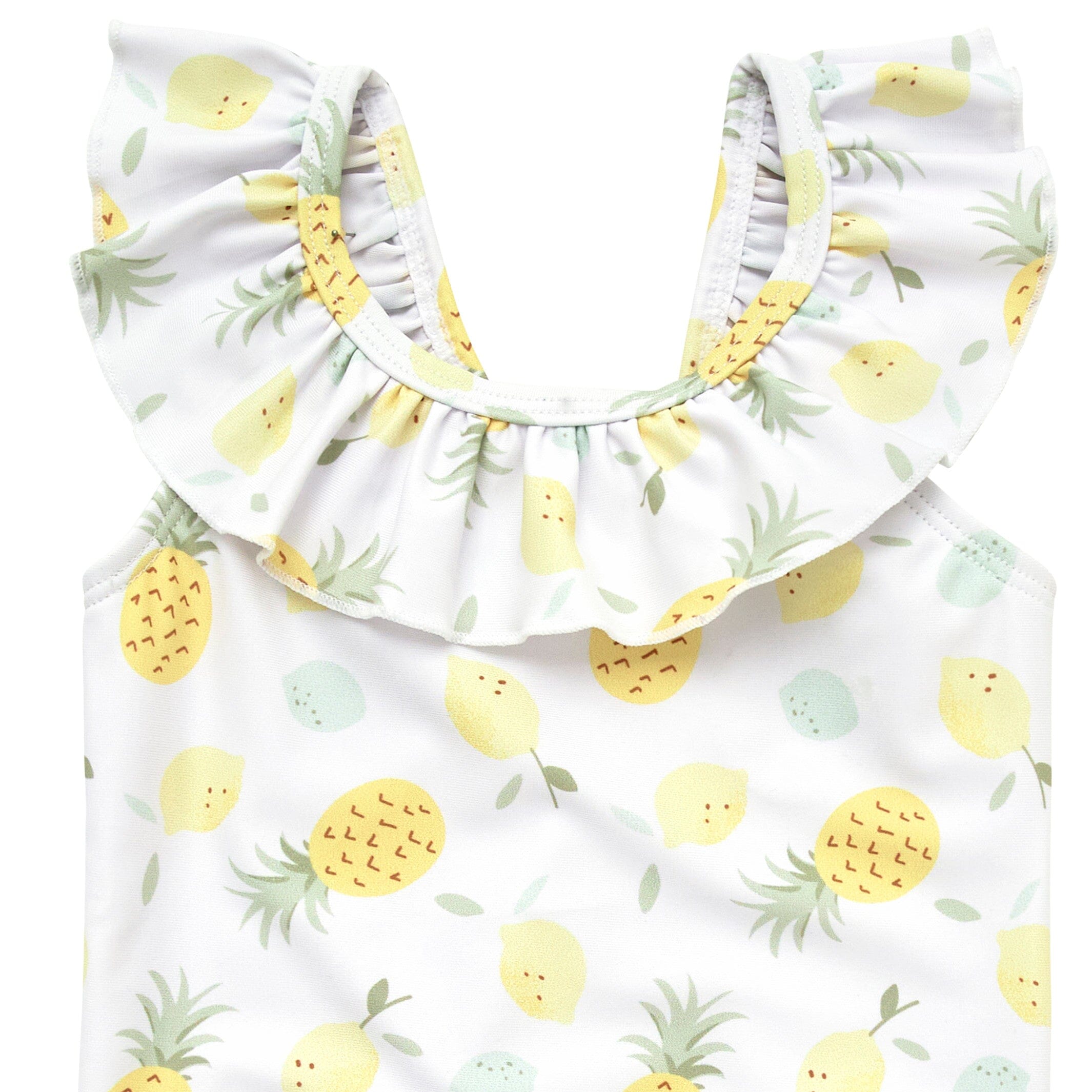 Baby Girls UPF 50+ Pineapples One-Piece Swimsuit - Image 4