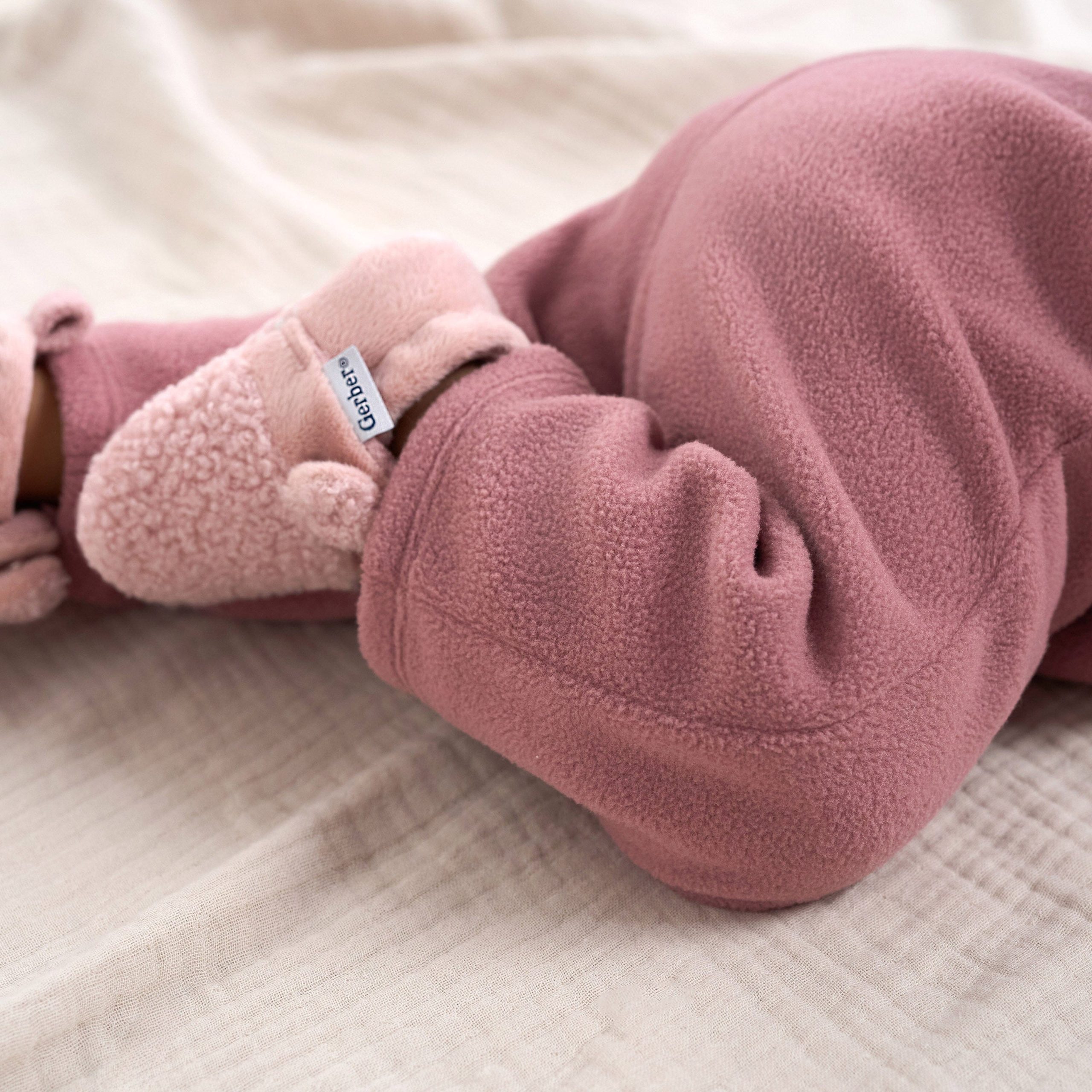 4-Pack Baby Girls Pink Fleece Pants - Image 4
