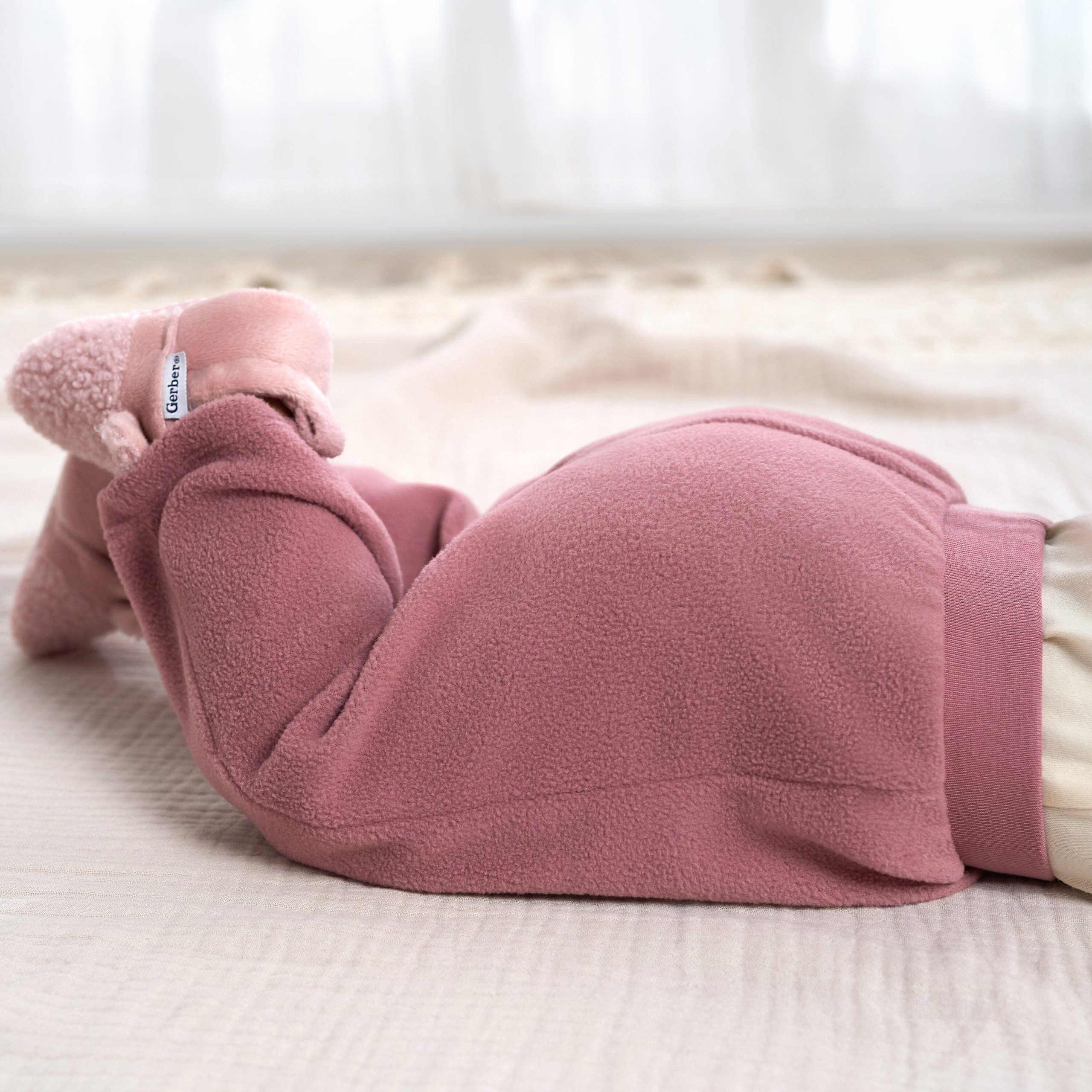 4-Pack Baby Girls Pink Fleece Pants - Image 5