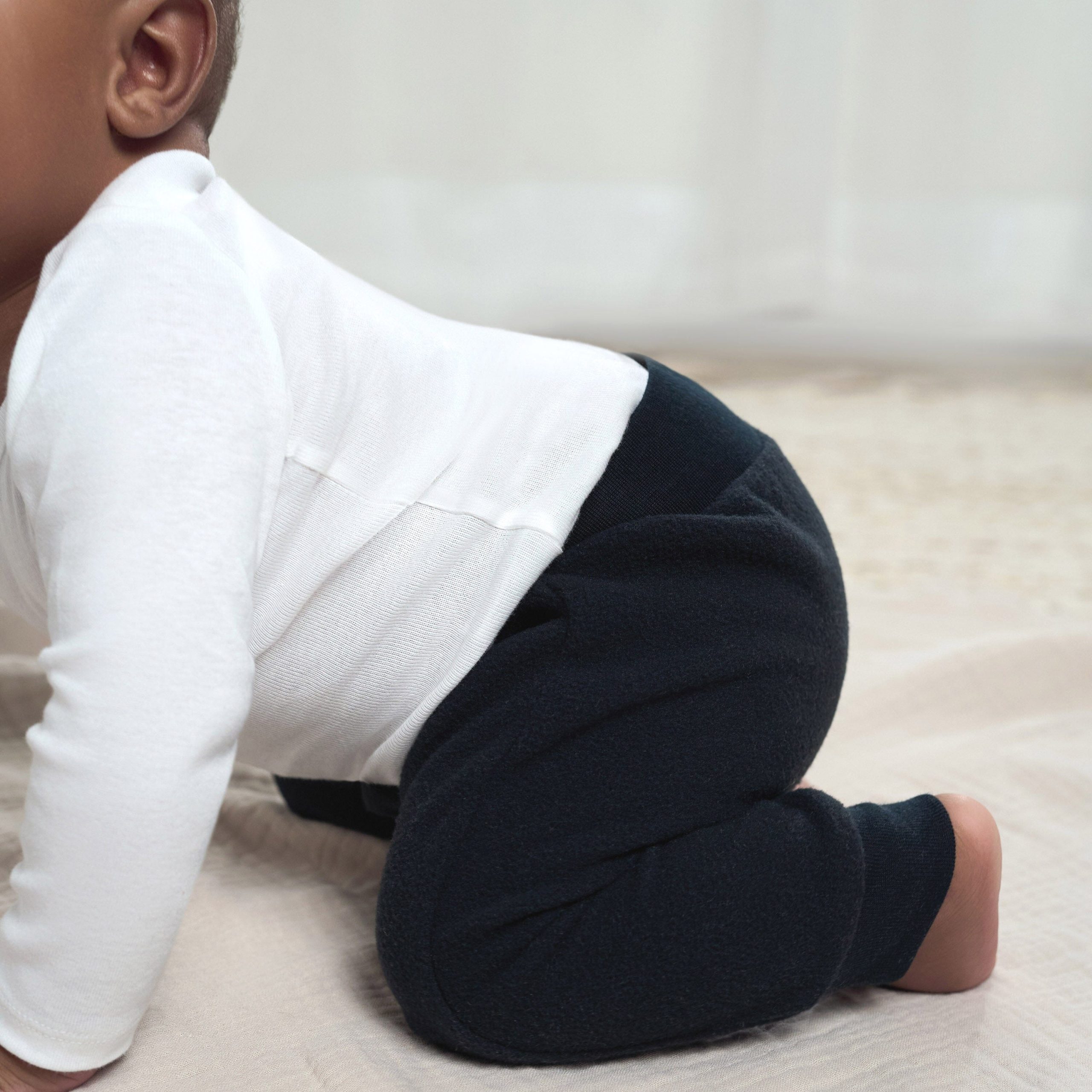 4-Pack Baby Boys Oatmeal Heather Fleece Pants - Image 4