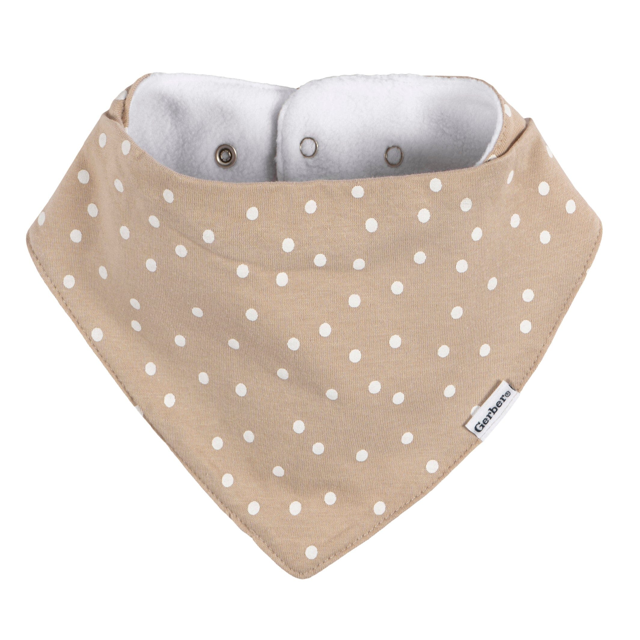 10-Pack Baby Neutral Stars & Moons Jersey Bandana Bibs - Image 6
