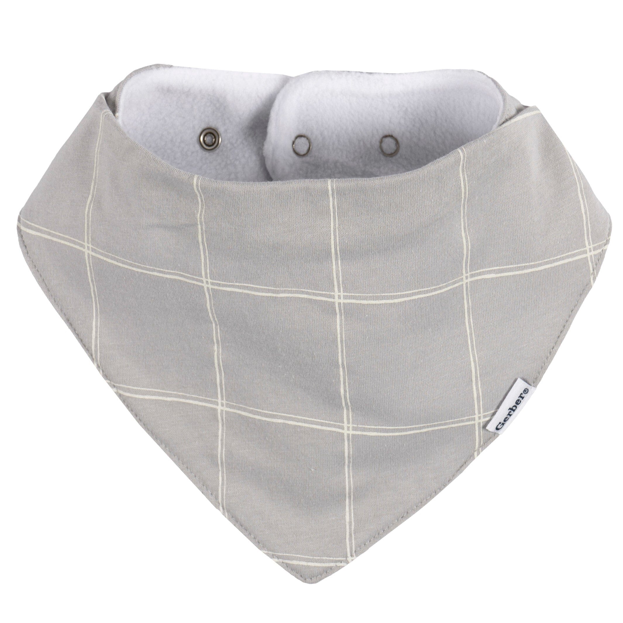 10-Pack Baby Neutral Stars & Moons Jersey Bandana Bibs - Image 7