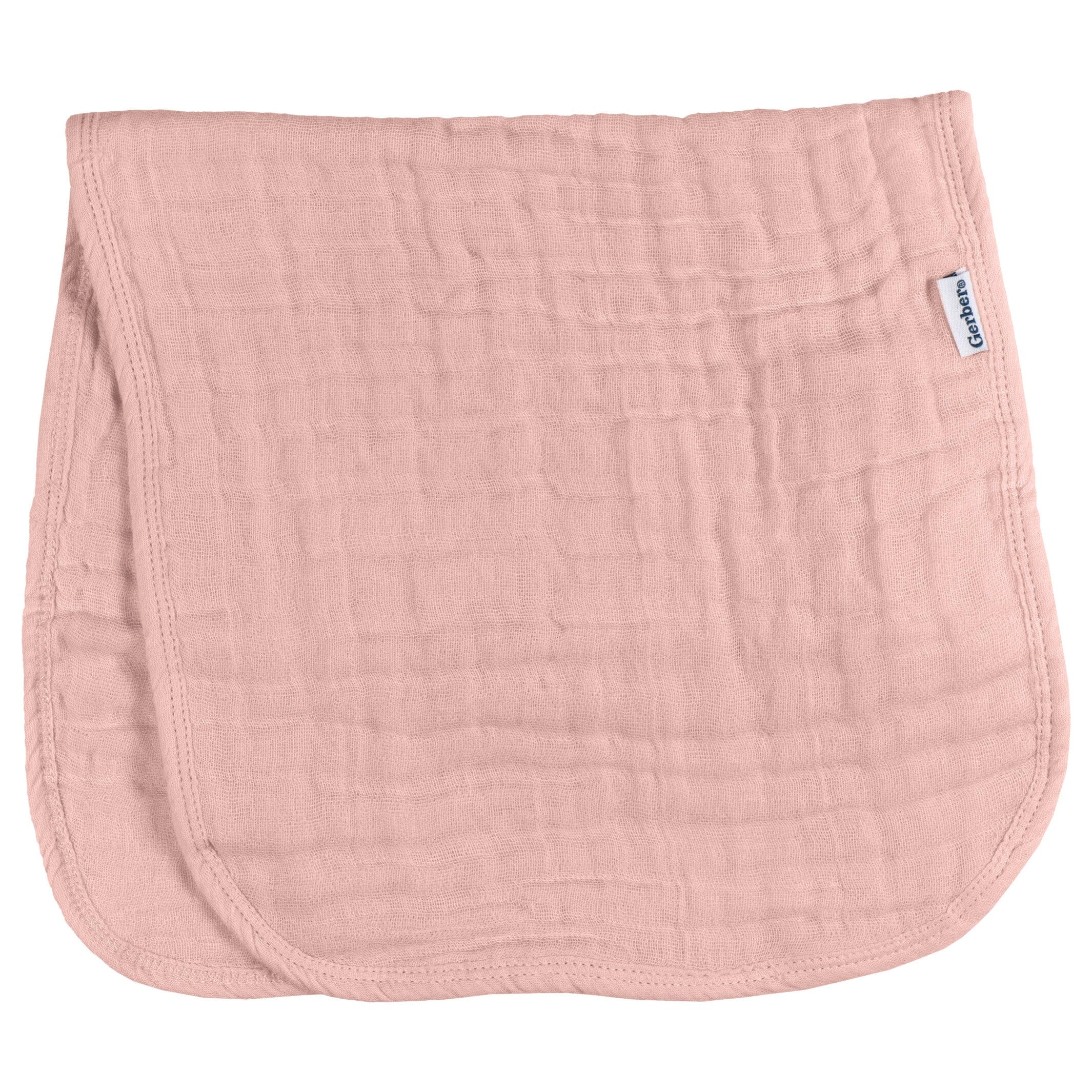 6-Pack Baby Girls Pastel Rainbow Muslin Burp Cloths - Image 2