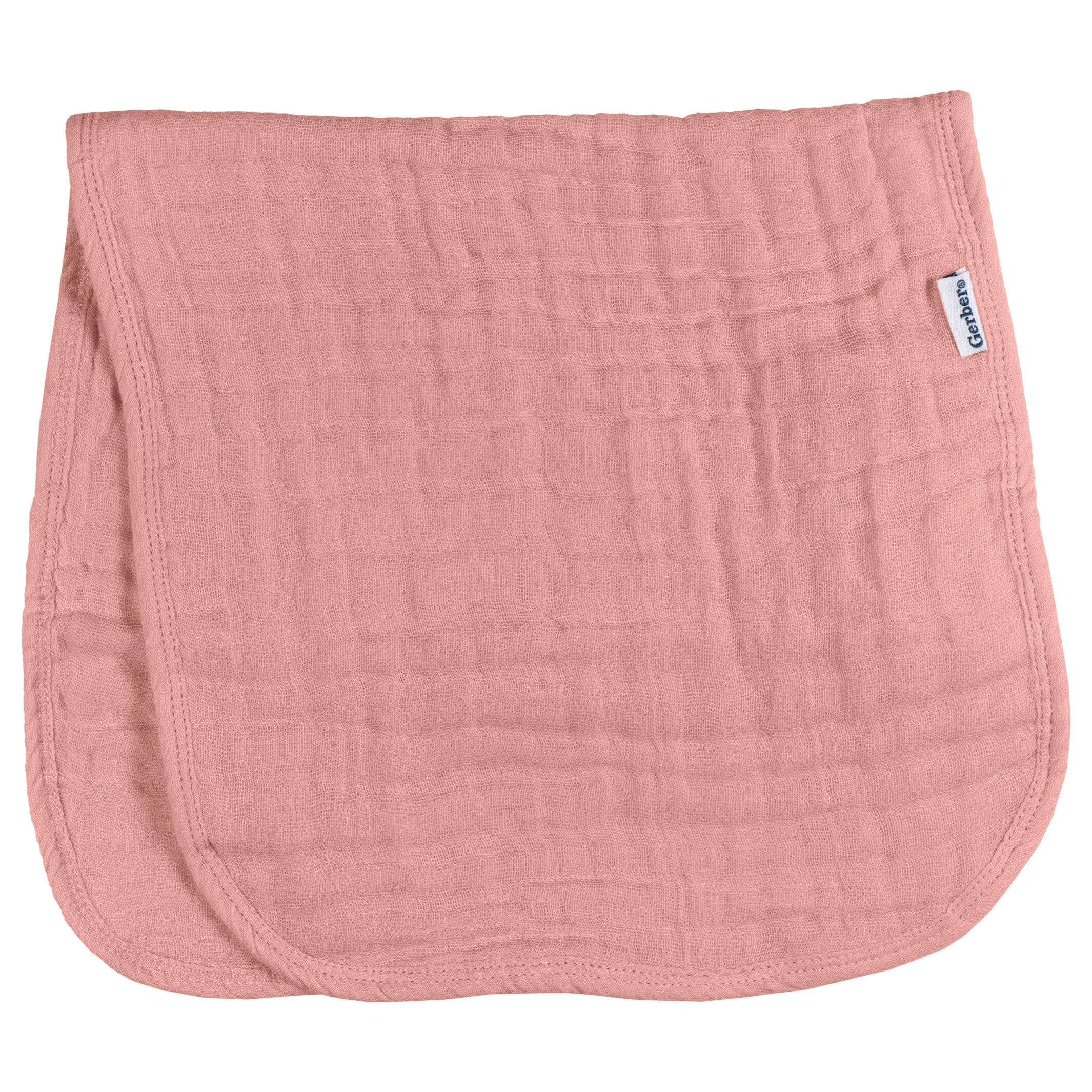 6-Pack Baby Girls Pastel Rainbow Muslin Burp Cloths - Image 3