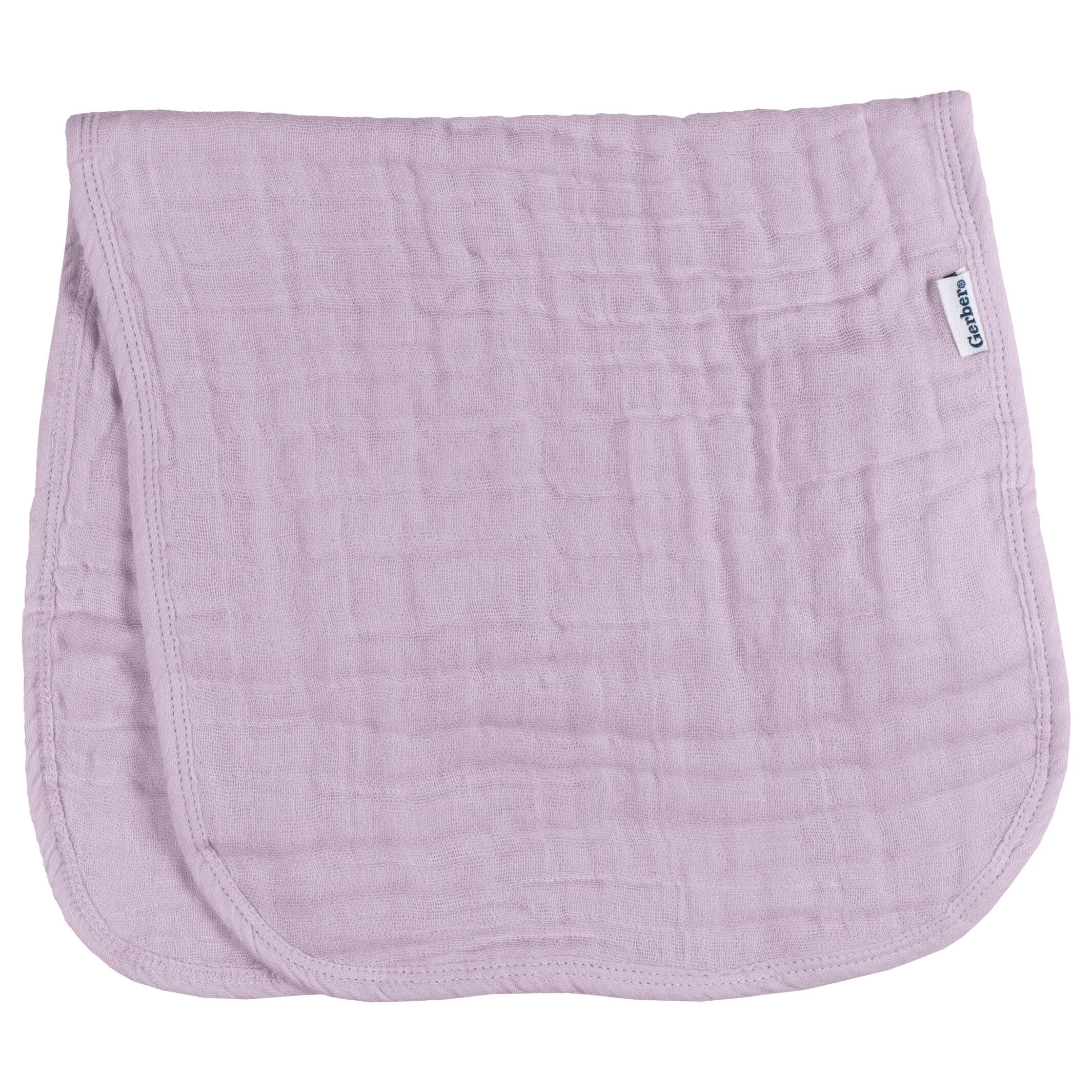 6-Pack Baby Girls Pastel Rainbow Muslin Burp Cloths - Image 6