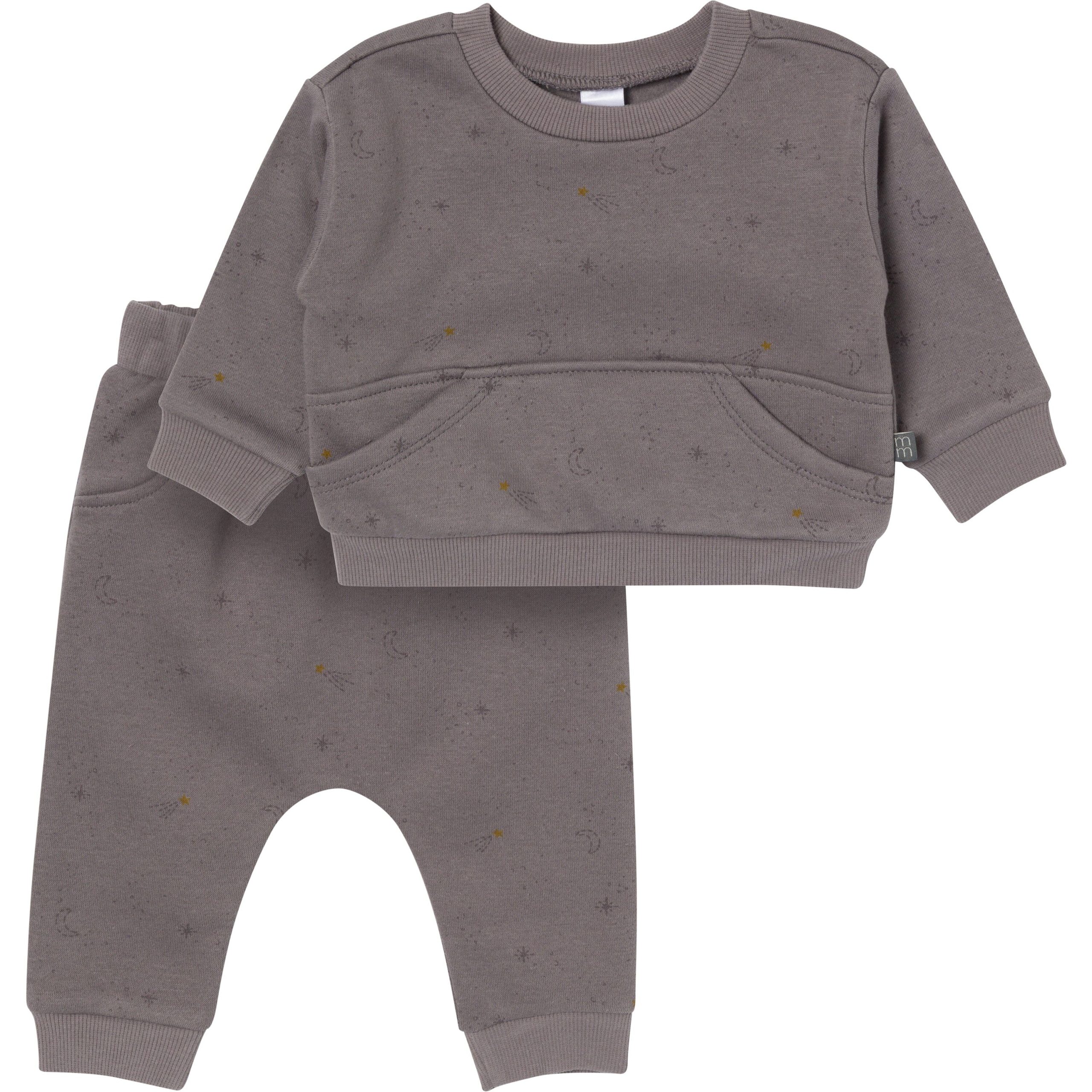 2-Piece Baby Boys Galaxy Sweatshirt & Harem Pant Set