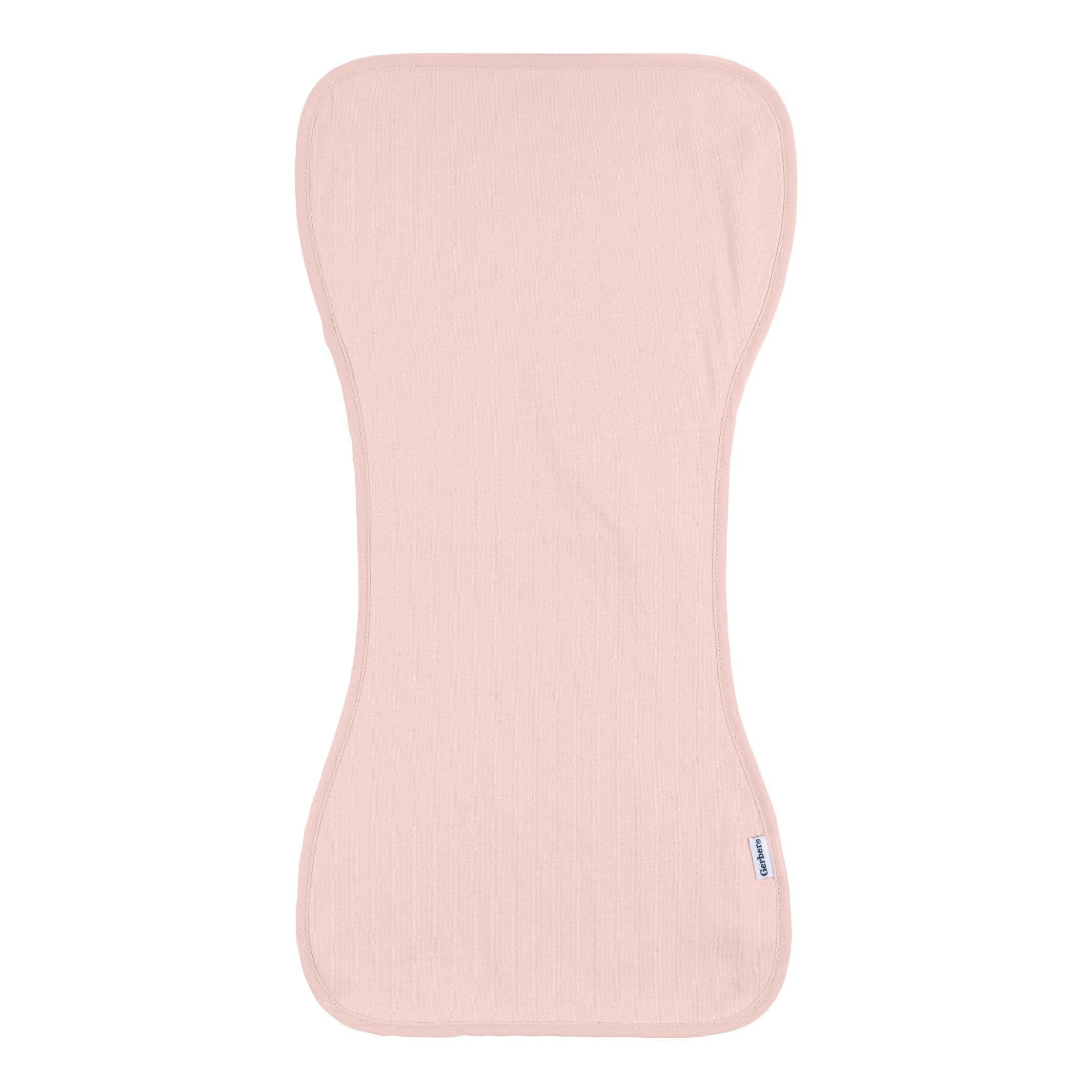 5-Pack Baby Girls Pink & Blue Jersey Burp Cloths - Image 3