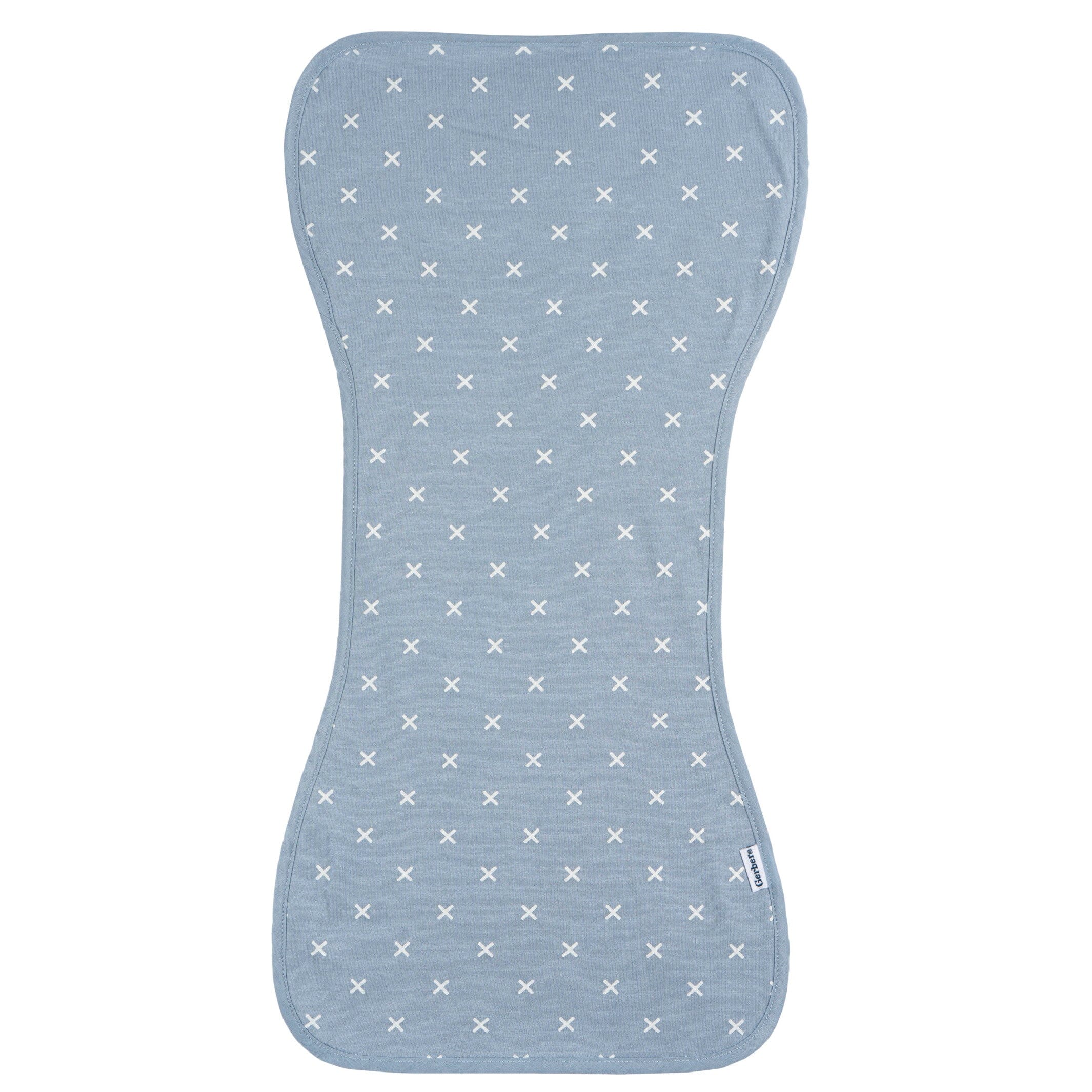 5-Pack Baby Boys Blue Arrows Jersey Burp Cloths - Image 3