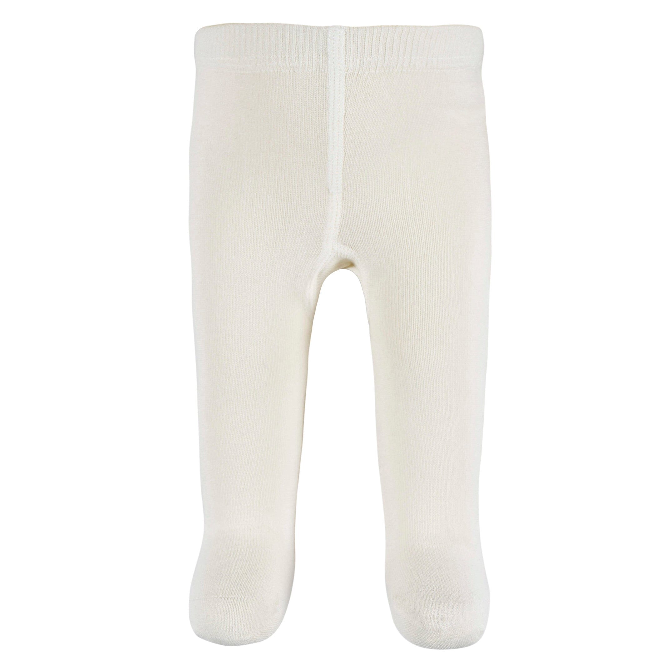 3-Pack Baby and Toddler Girls Black, Ivory, & Grey Heather Tights - Image 6