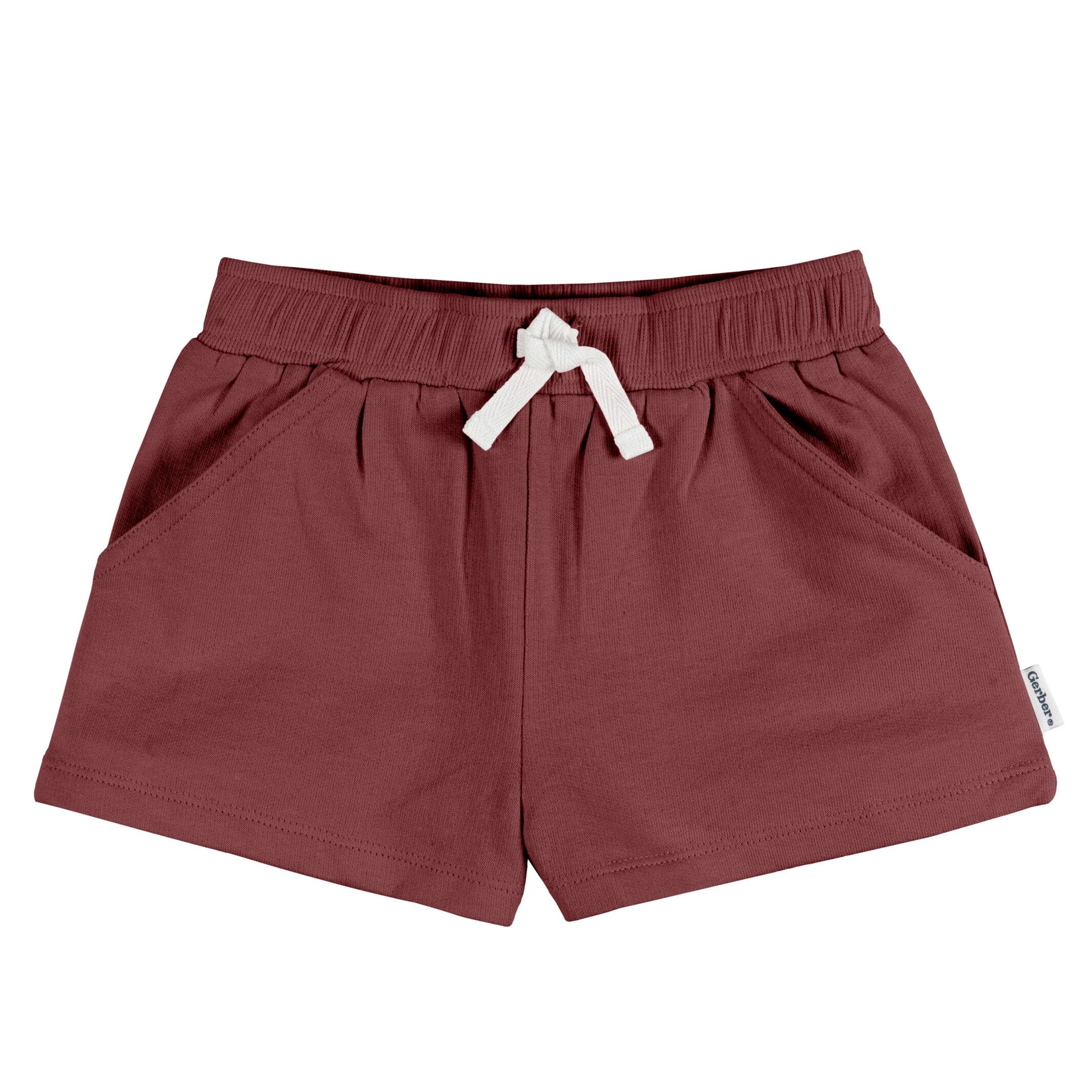 3-Pack Baby & Toddler Girls Dusty Pinks Knit Shorts - Image 2