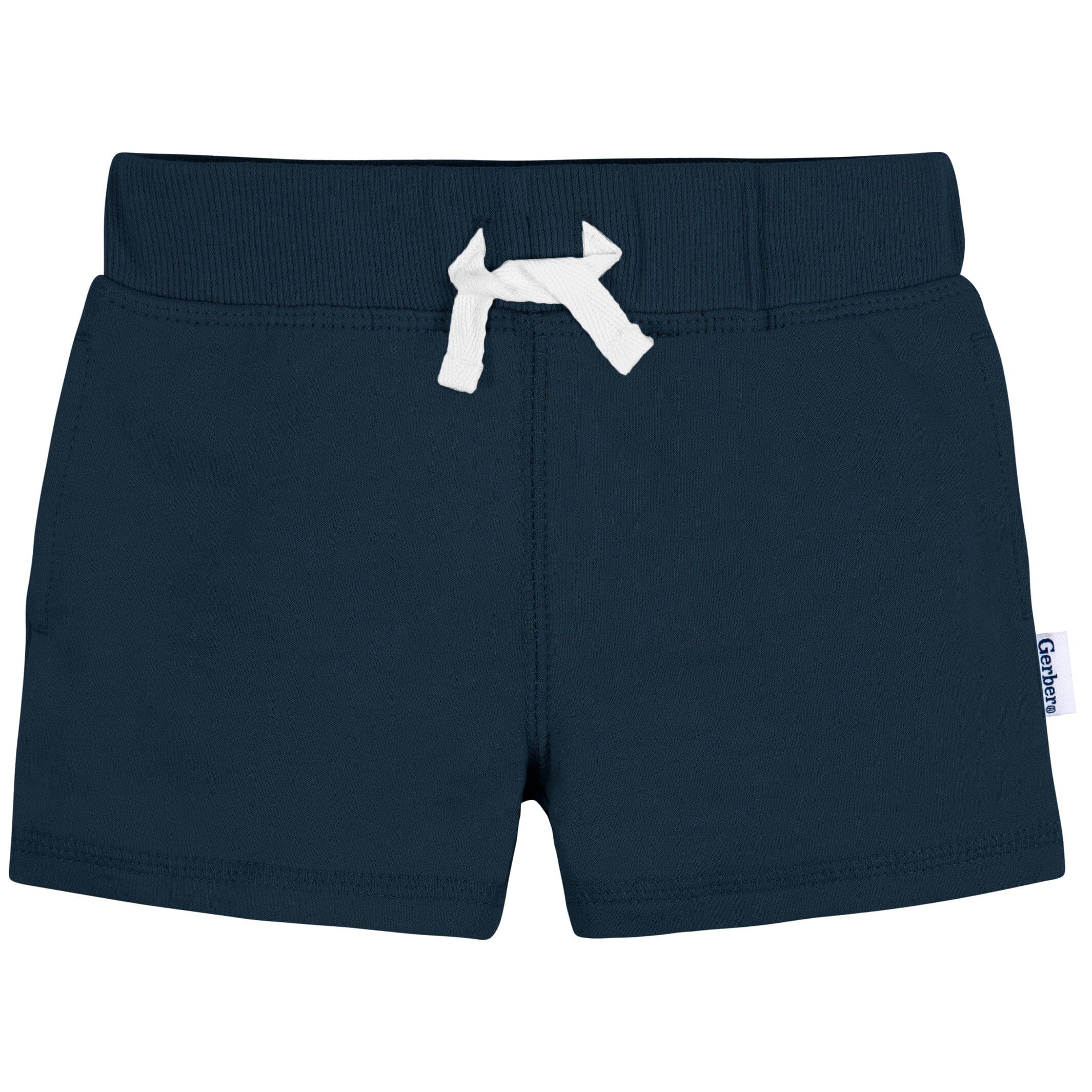 3-Pack Baby & Toddler Boys Blues Knit Shorts - Image 4