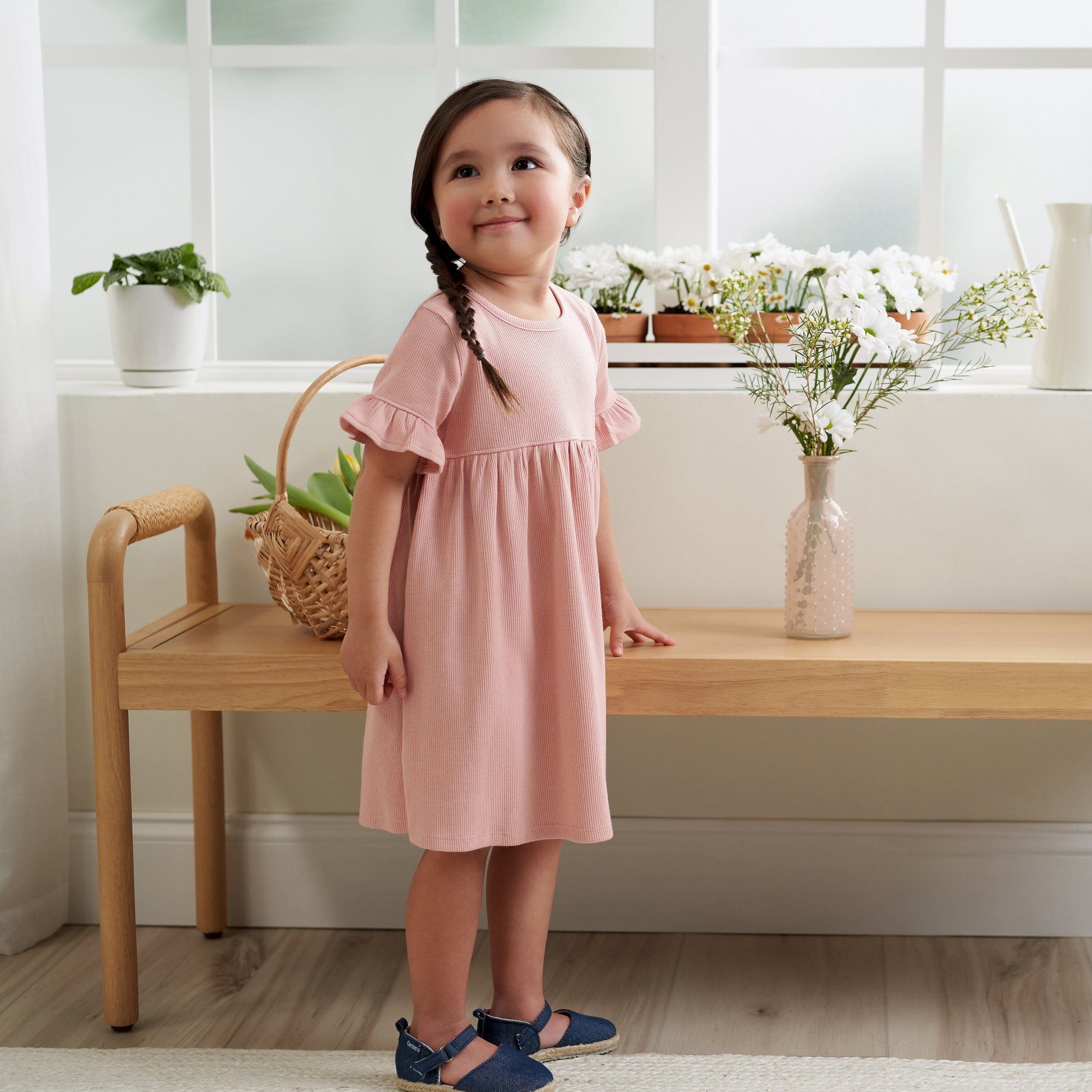 2-Pack Toddler Girls Retro Floral Dresses - Image 3