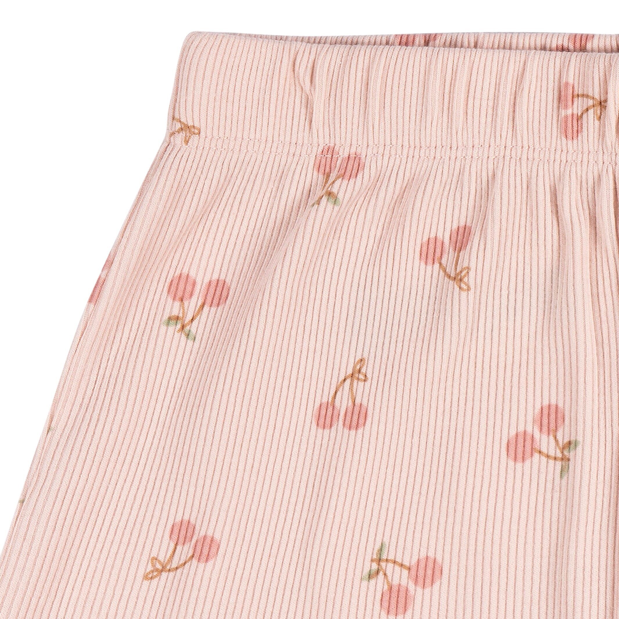 2-Piece Infant and Toddler Girls Blush Cherries Tank Top & Shorts Set - Image 7