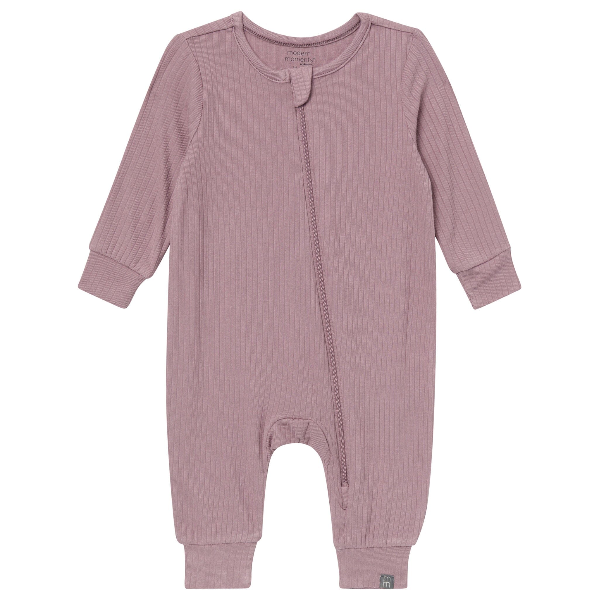 2-Pack Baby Girls Oatmeal Blackberries/Quail Footless Romper - Image 2