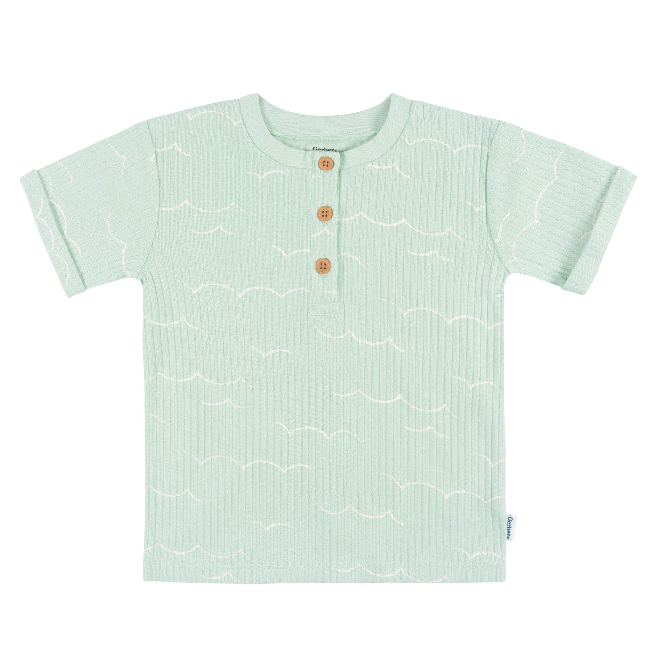 3-Pack Infant and Toddler Boys Anchor Henley T-Shirts - Image 4