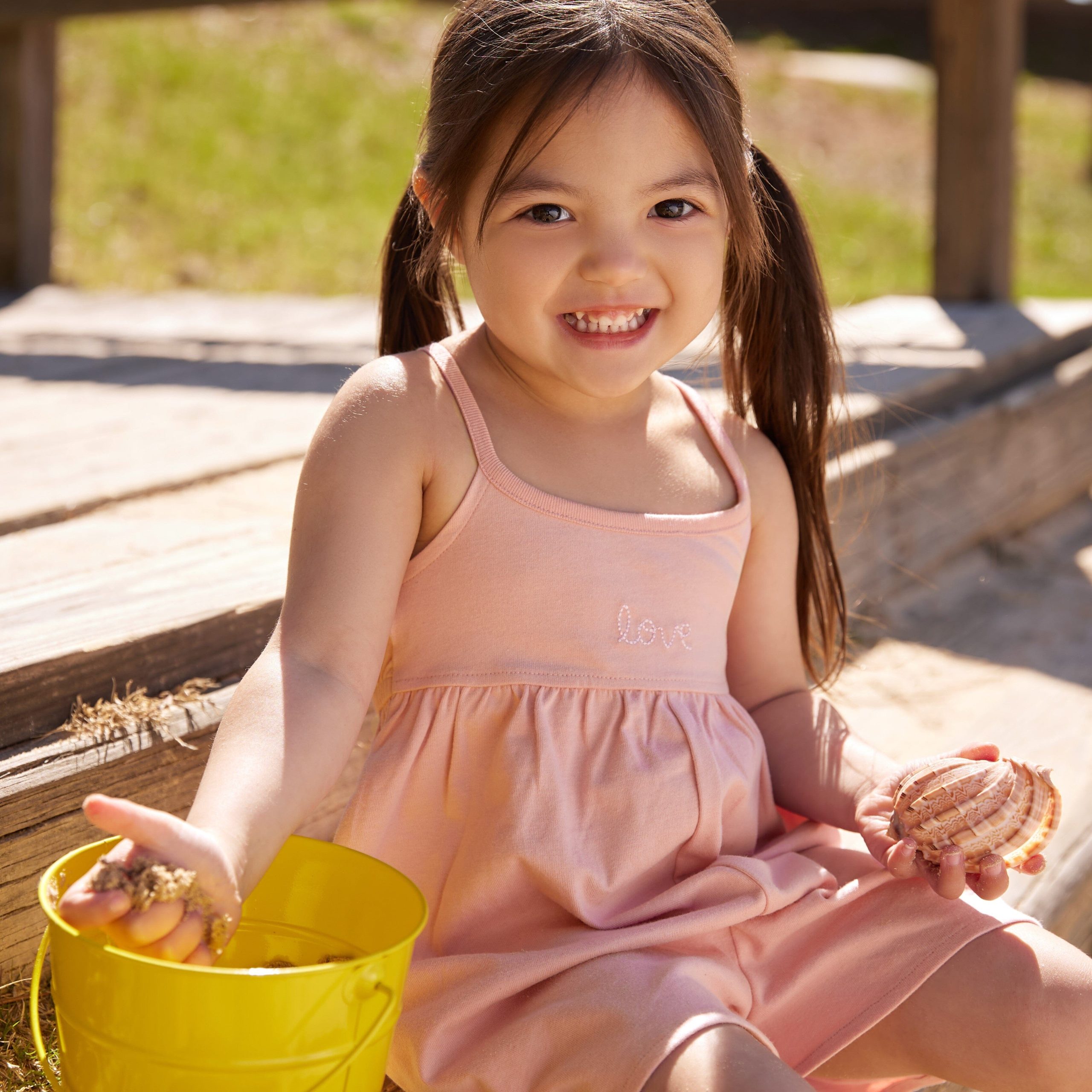 2-Pack Infant and Toddler Girls Rose Pink & Dots Rompers - Image 3