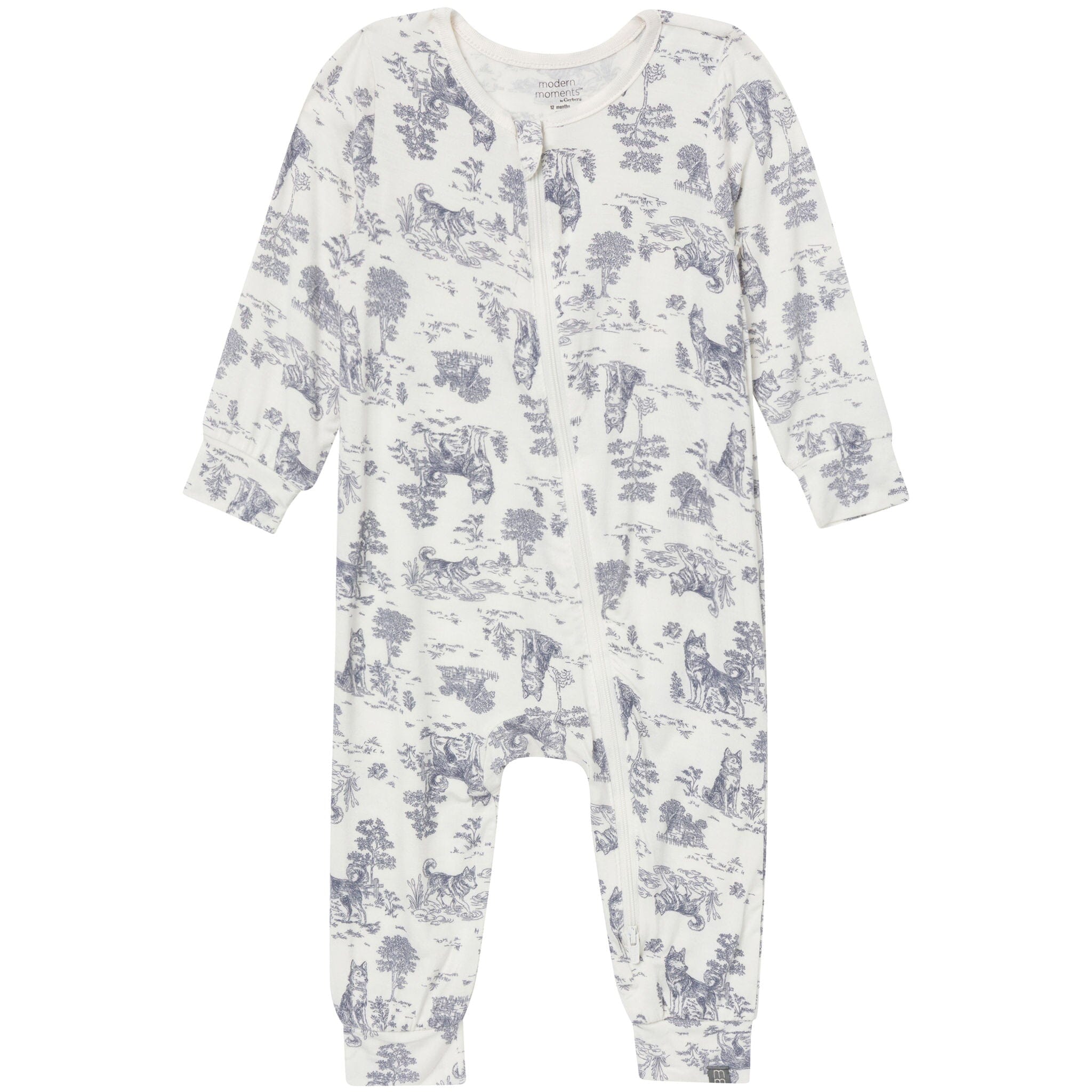2-Pack Baby Boys Tofu Husky/Flintsone Footless Romper - Image 5