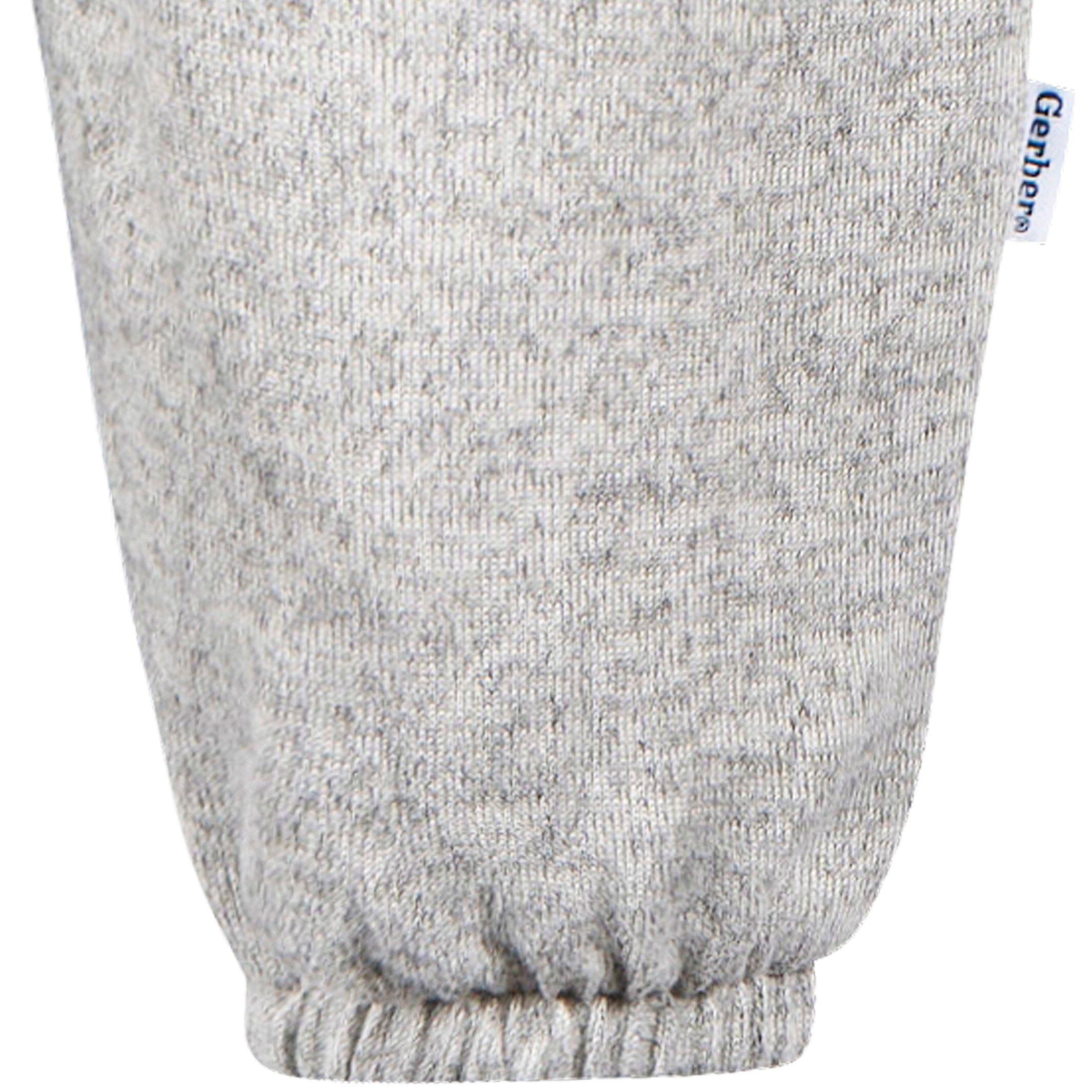 Toddler Girls Light Grey Heather Hacci Romper - Image 4