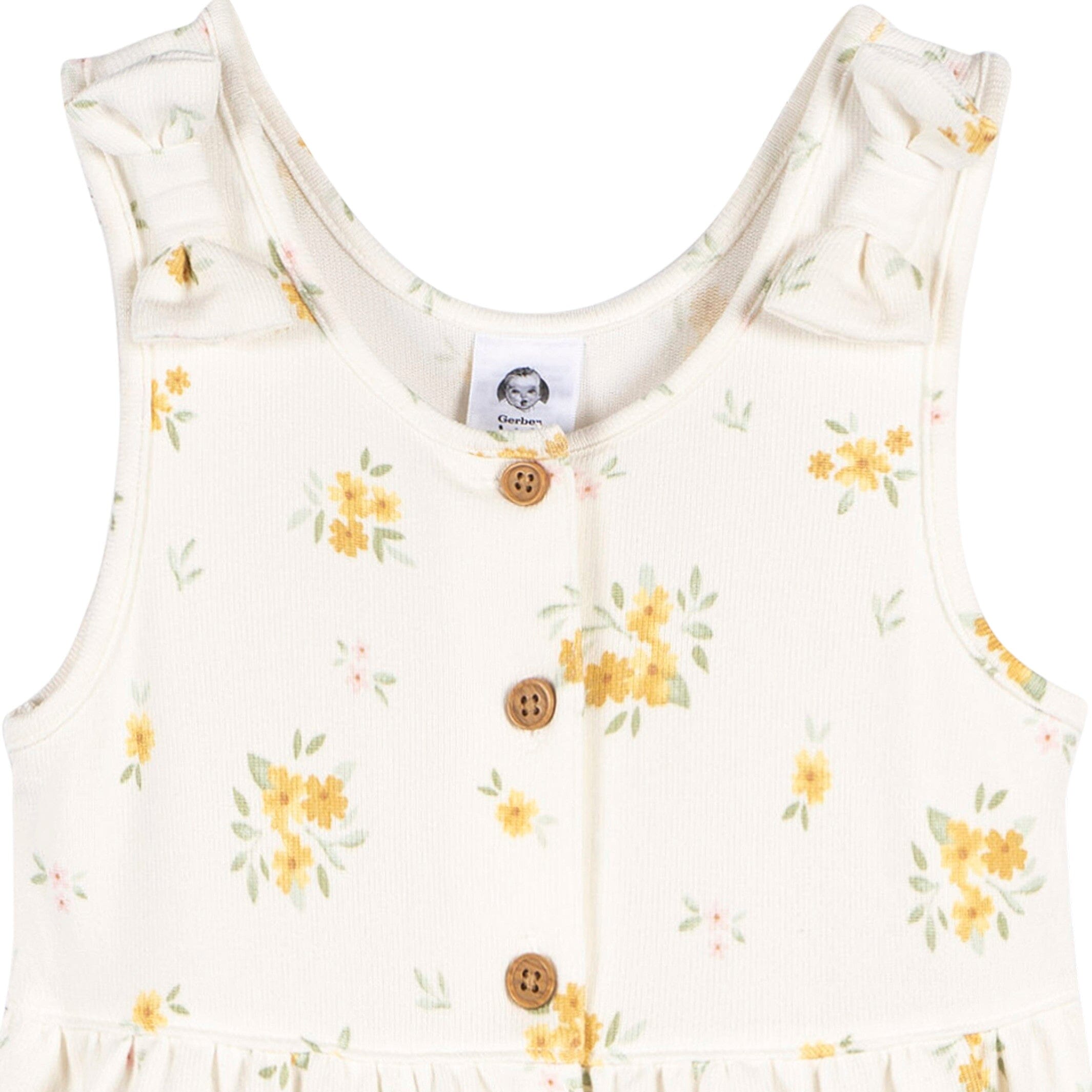 Toddler Girls Bouquets Hacci Romper - Image 4