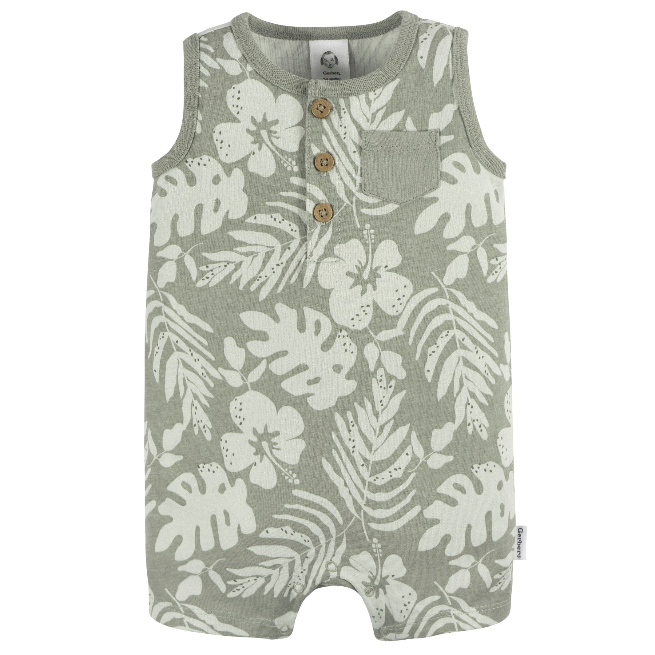 2-Pack Baby Boys Tropical Rompers - Image 7